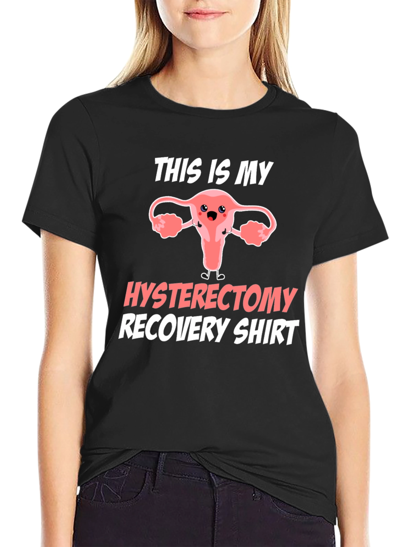 Hysterectomy Recovery T-Shirt Funny Uterus Tee
