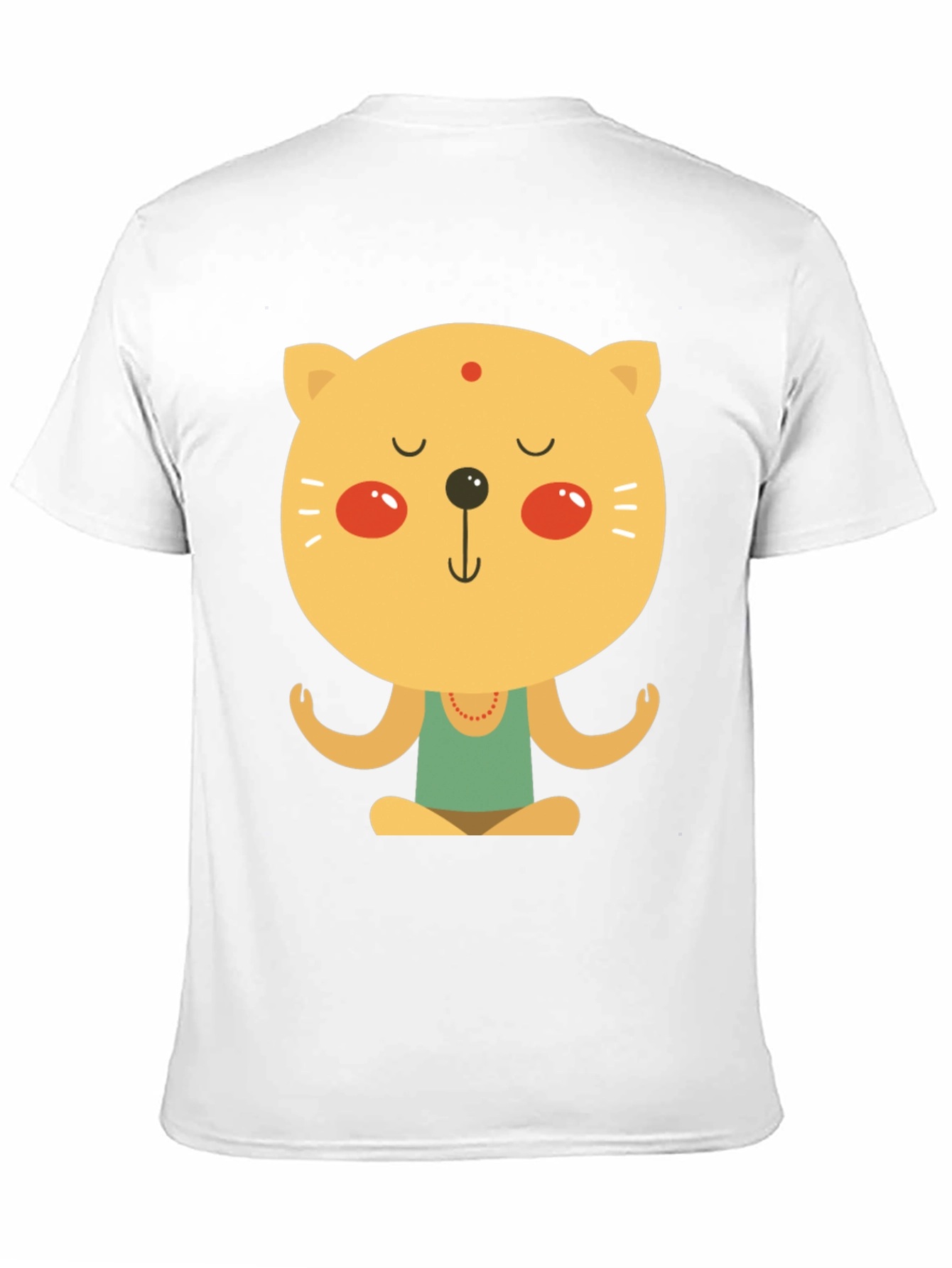 Meditating Cat T-Shirt - Zen Yoga Kitten Tee