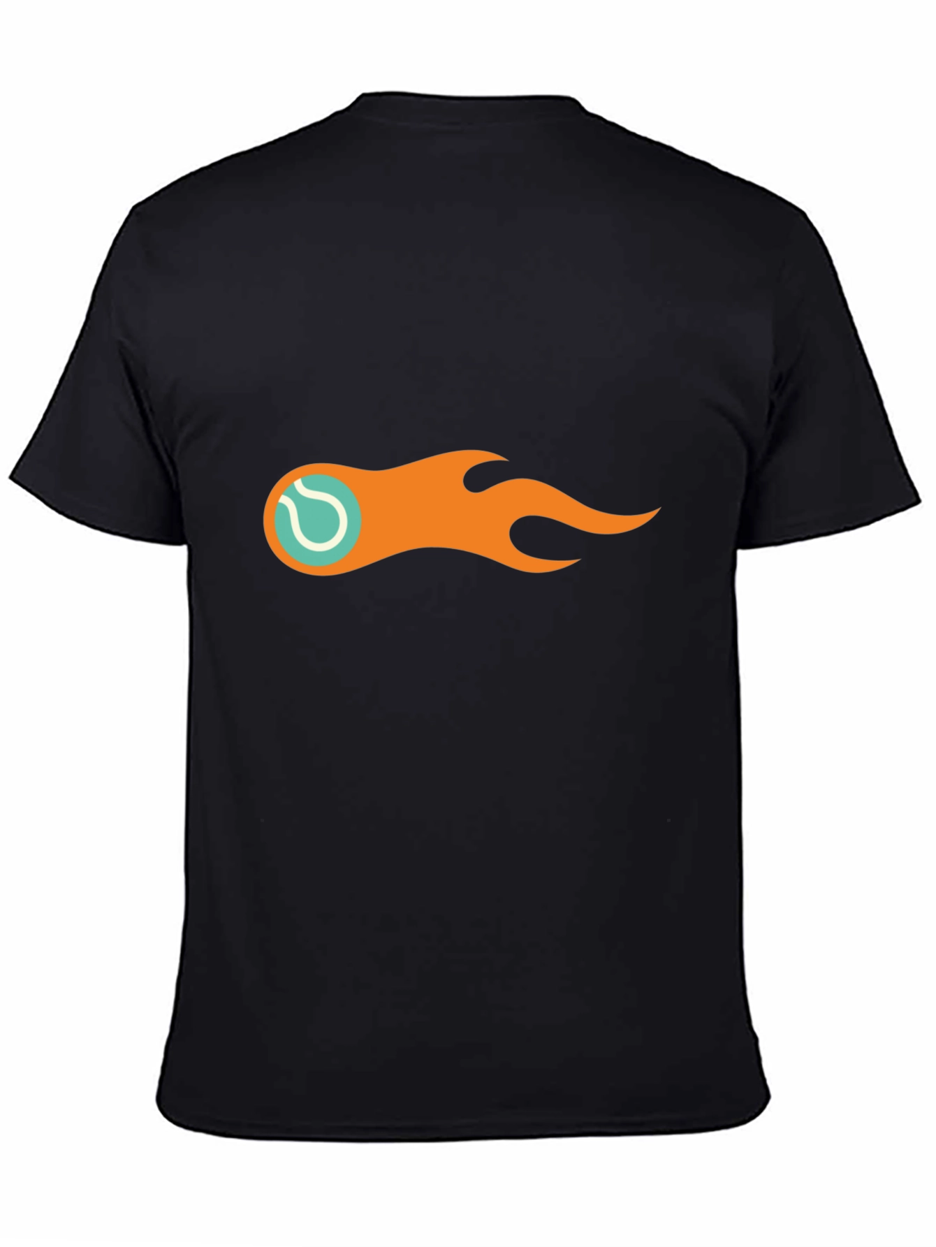 Flaming Tennis Ball Graphic Tee