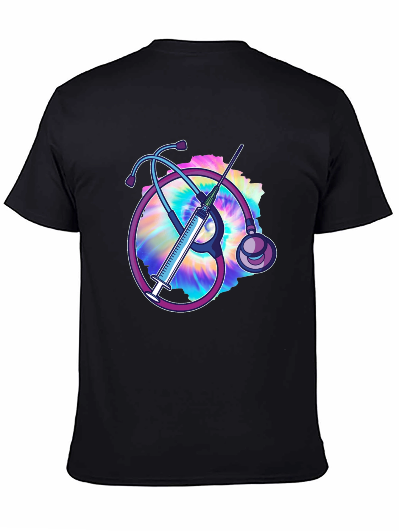 Nurse Stethoscope & Syringe T-Shirt