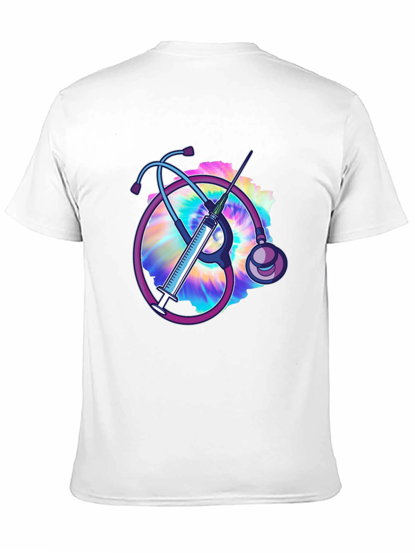 Nurse Stethoscope & Syringe T-Shirt