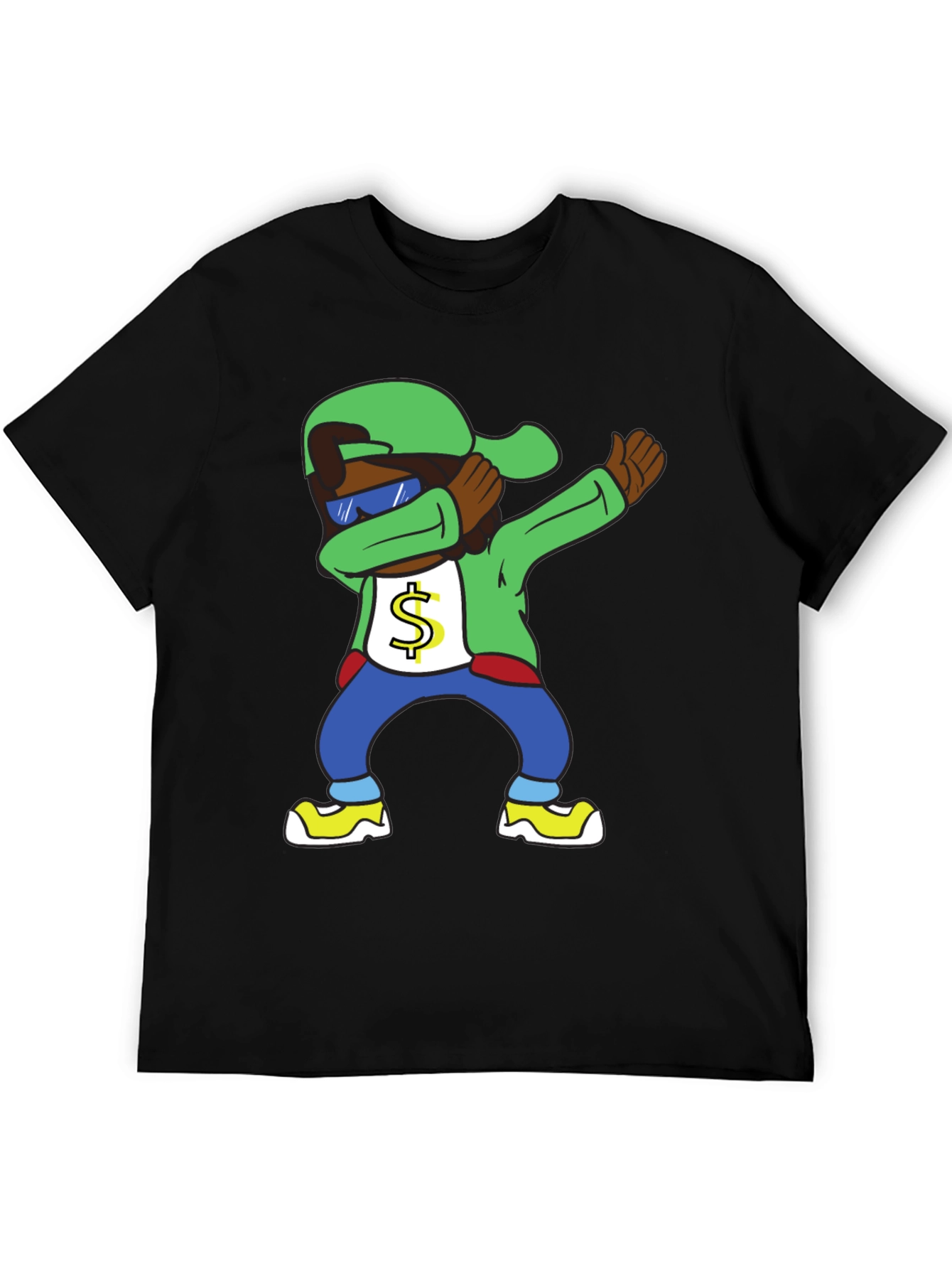 Dabbing Cartoon Character T-Shirt