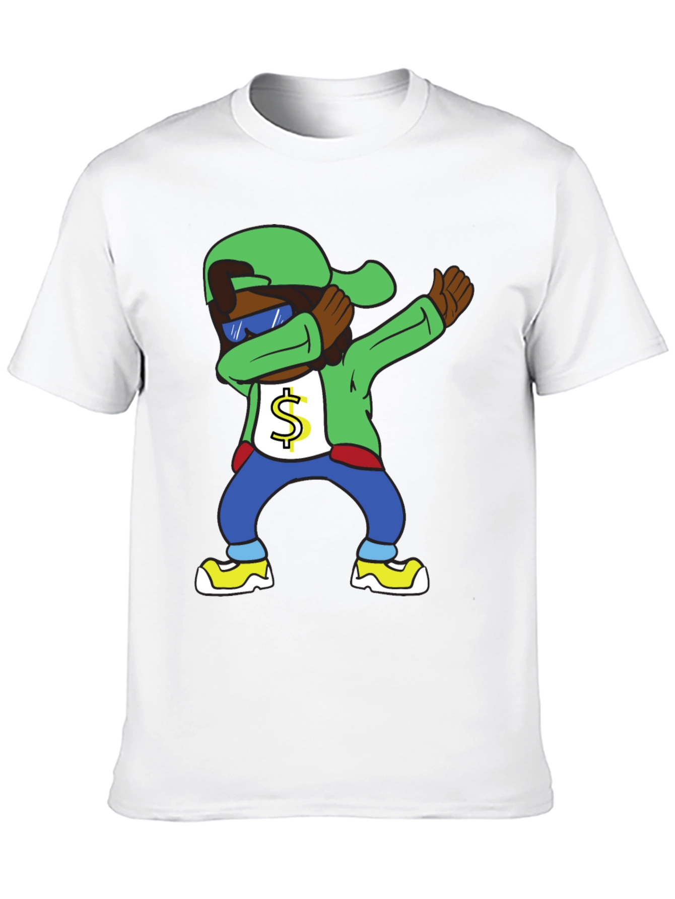 Dabbing Cartoon Character T-Shirt