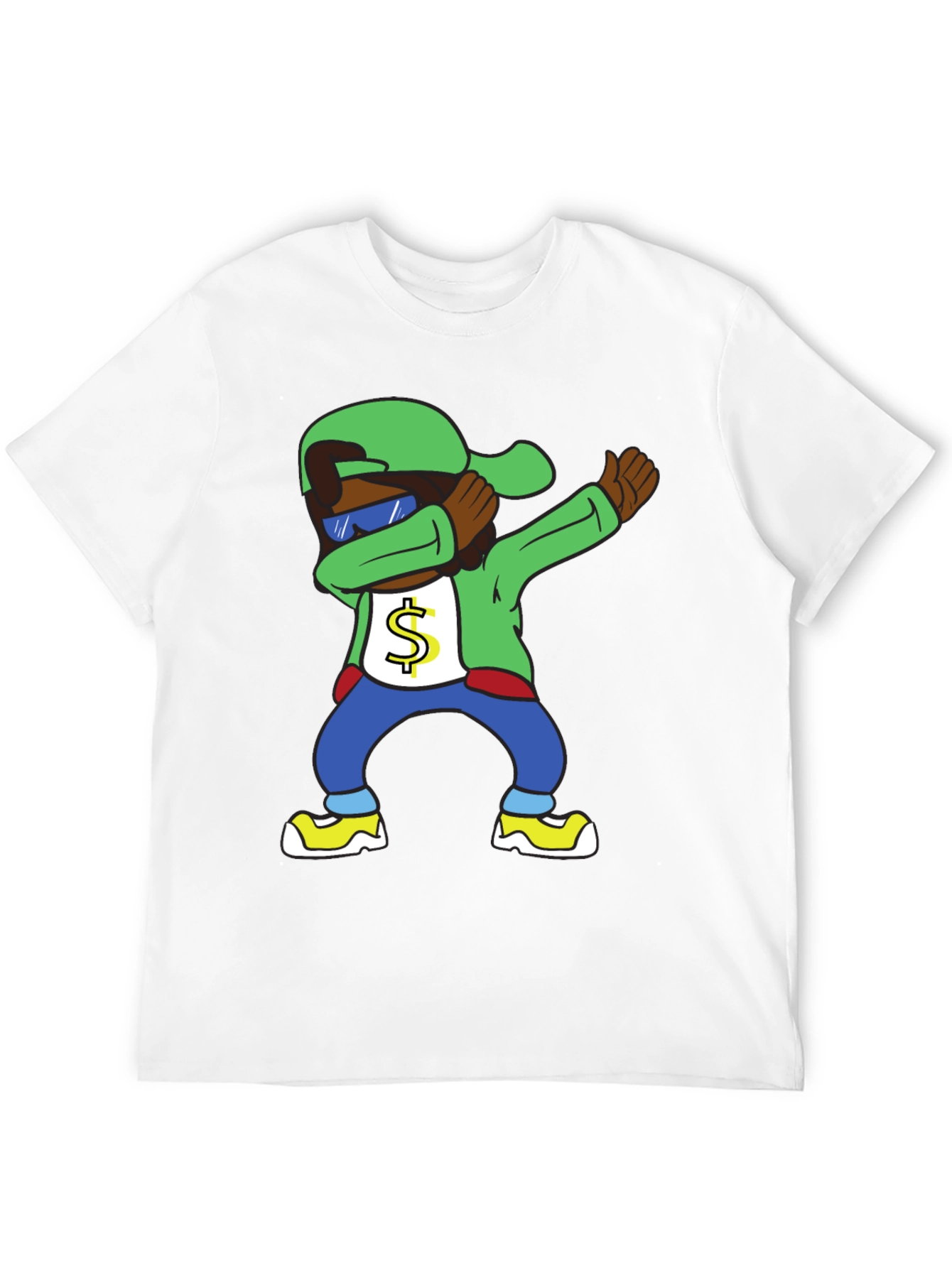Dabbing Cartoon Character T-Shirt