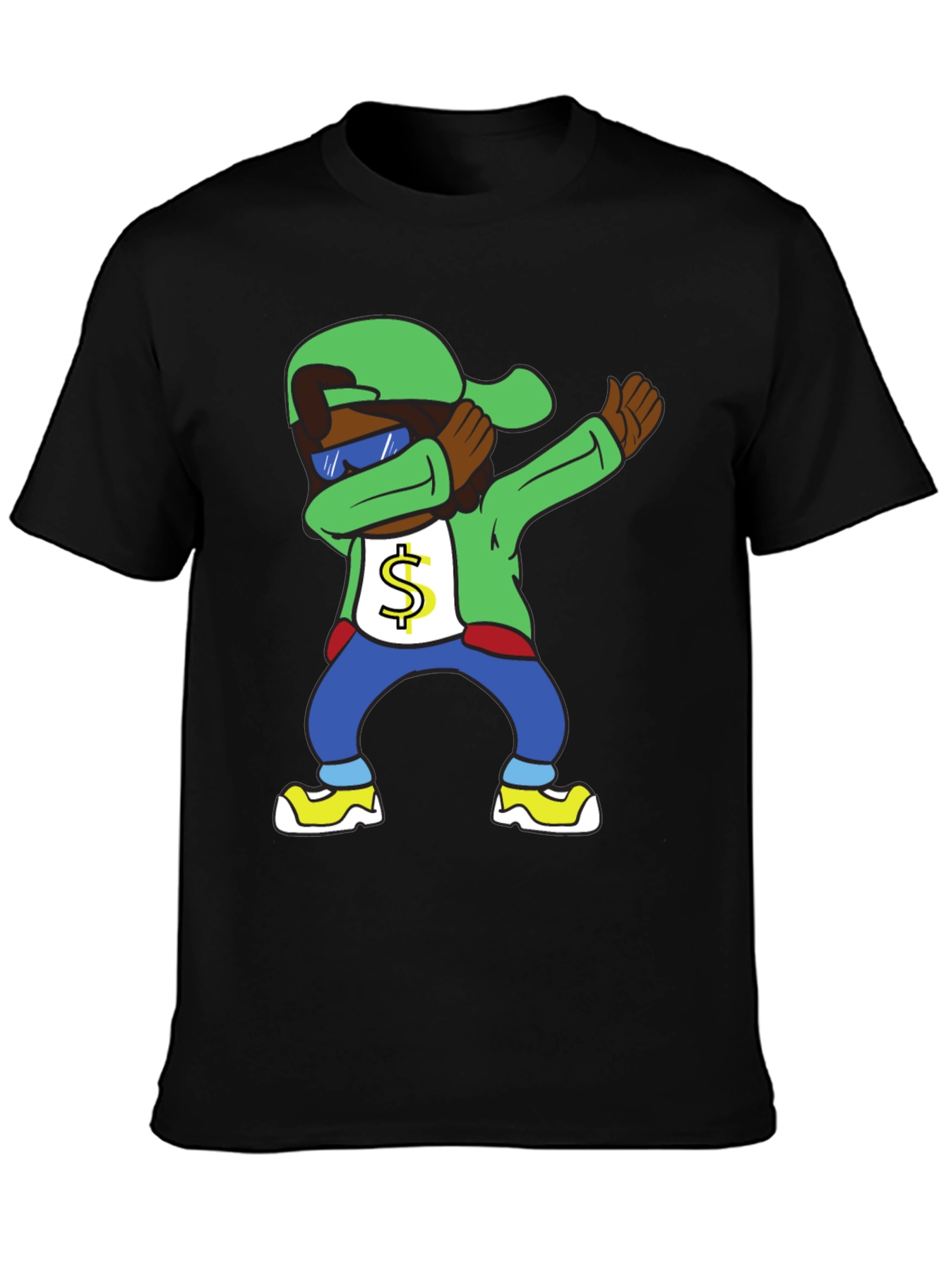 Dabbing Cartoon Character T-Shirt
