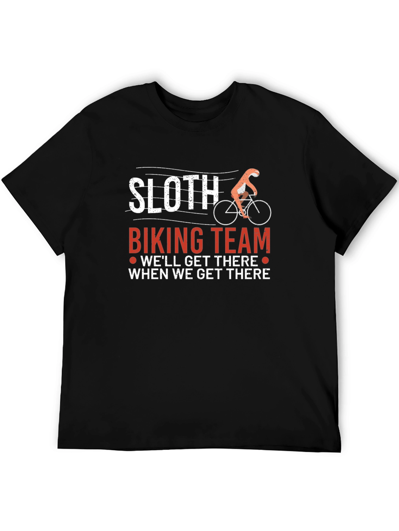 Sloth Biking Team Novelty T-Shirt