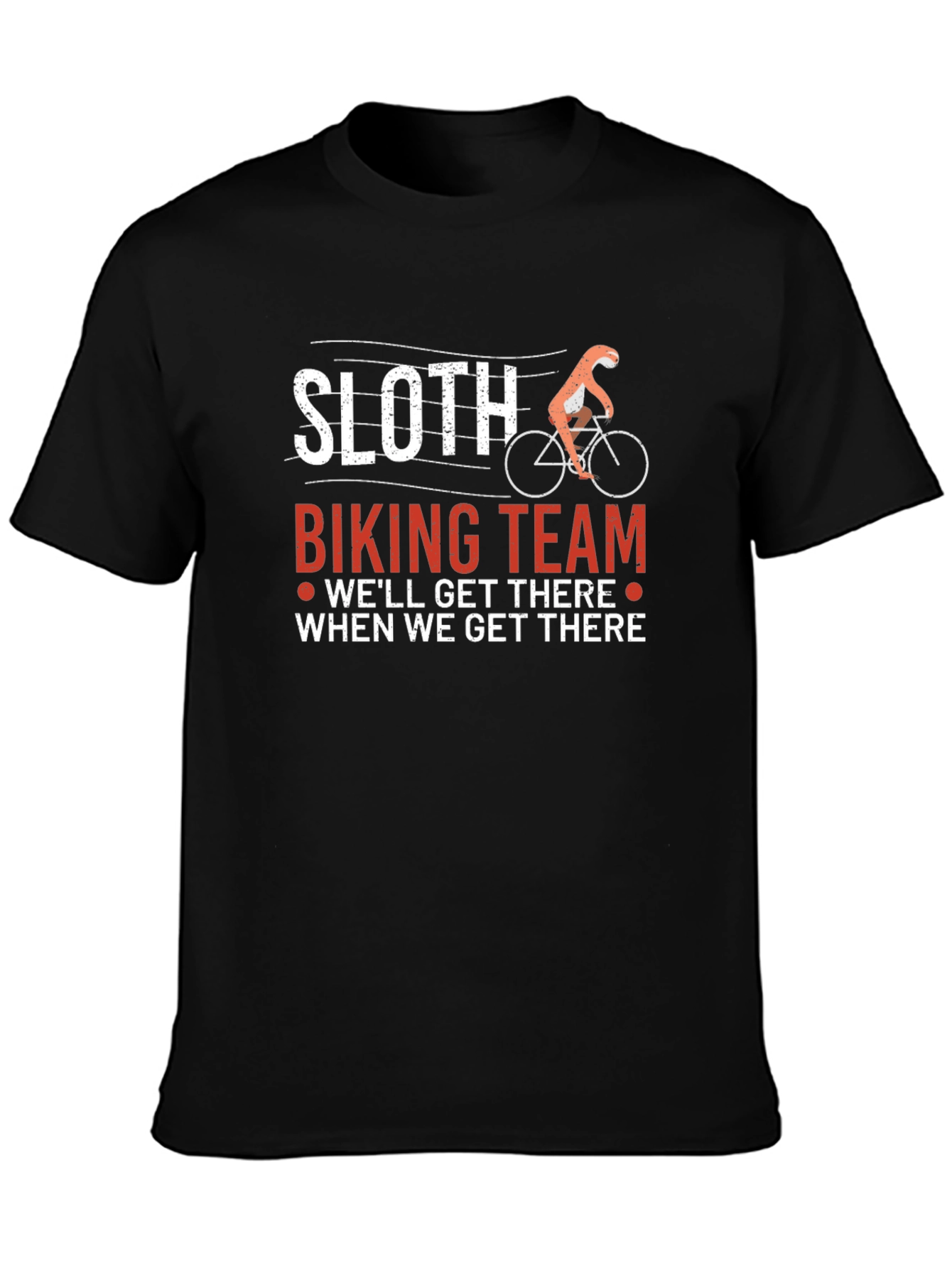 Sloth Biking Team Novelty T-Shirt