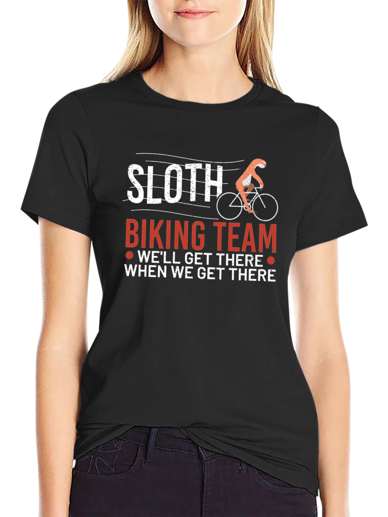 Sloth Biking Team Novelty T-Shirt