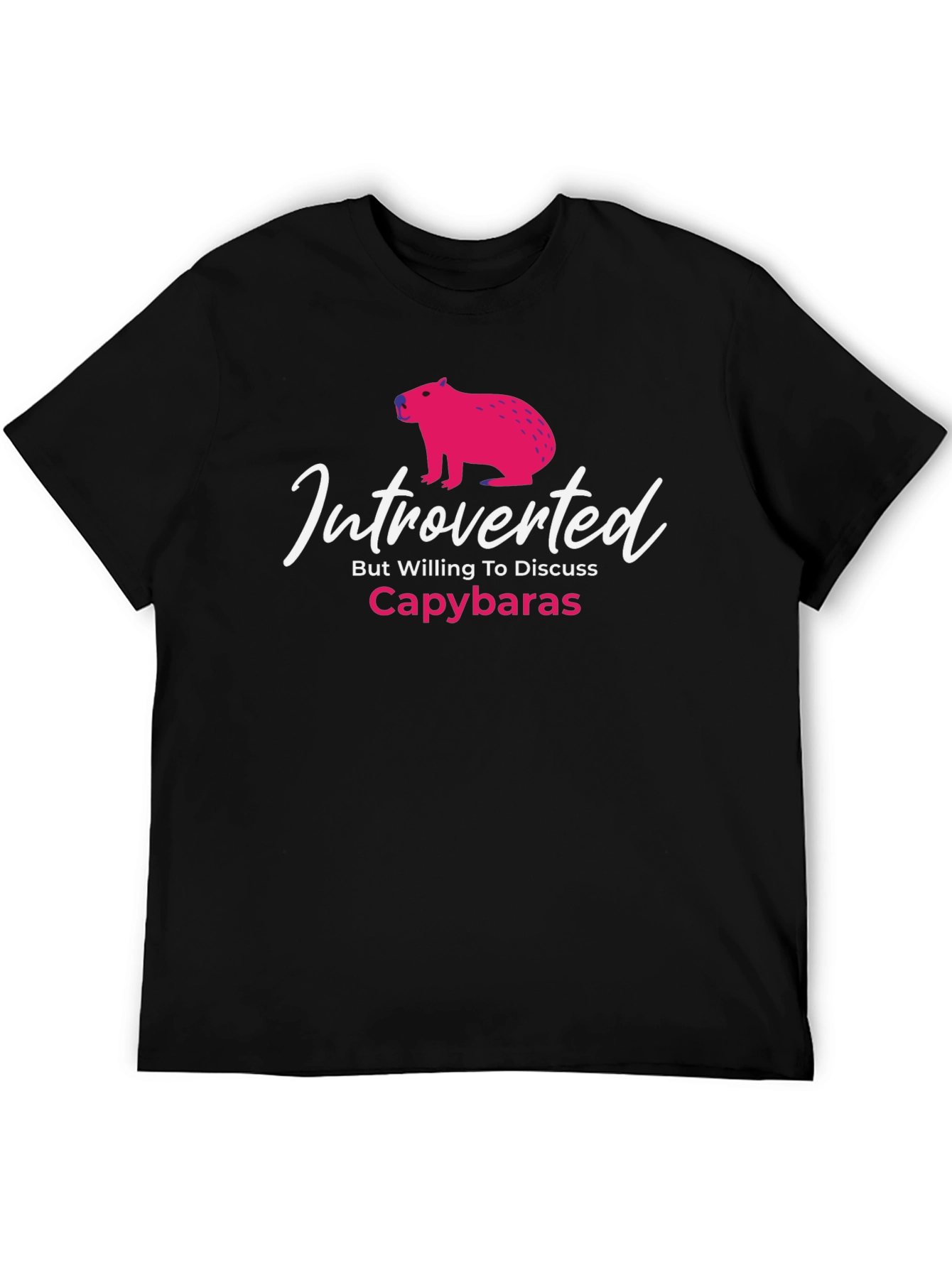 Introverted Capybaras Graphic T-Shirt