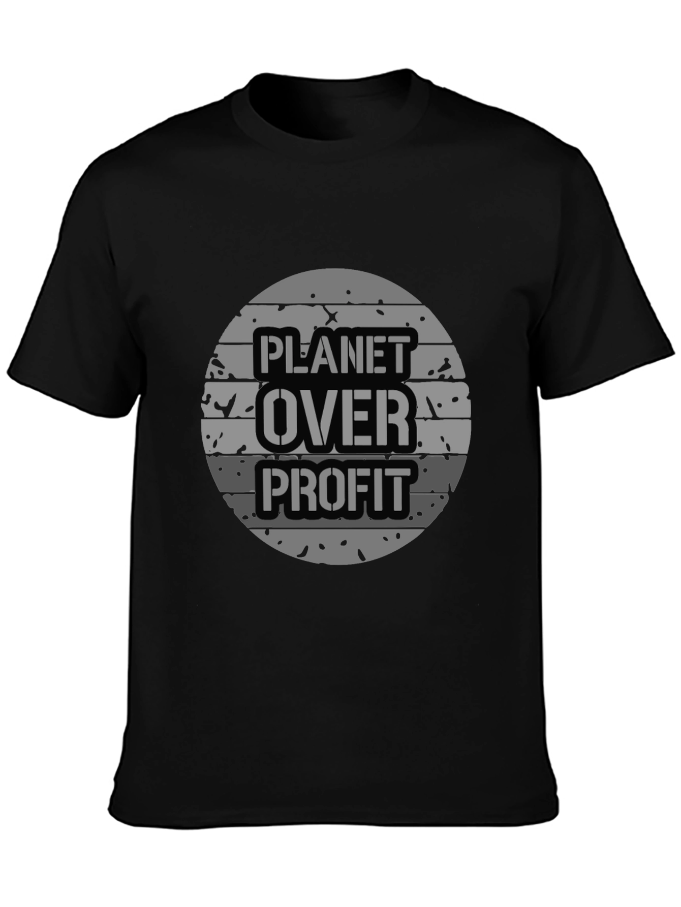 Planet Over Profit Graphic Tee - Eco-Conscious Apparel