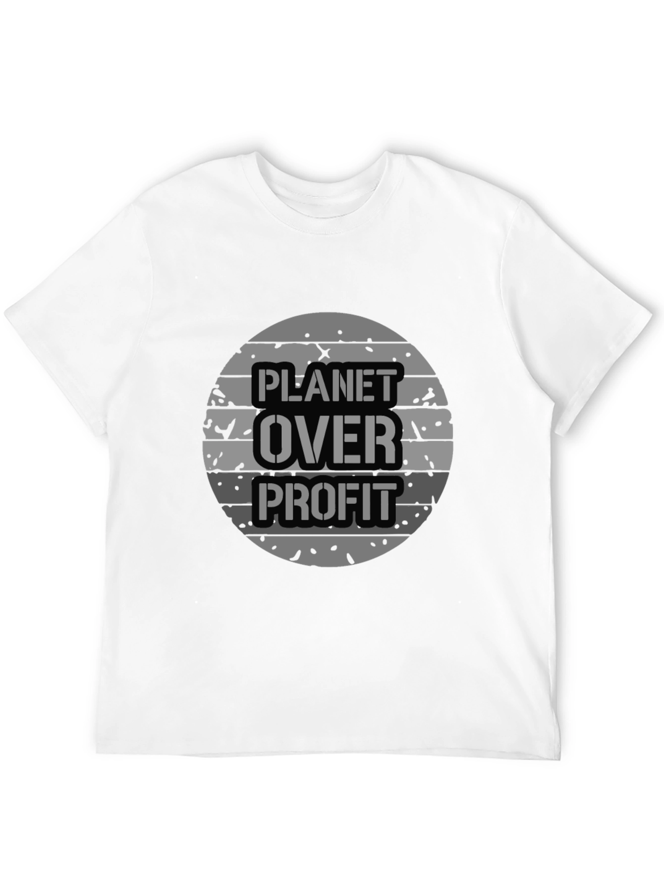 Planet Over Profit Graphic Tee - Eco-Conscious Apparel
