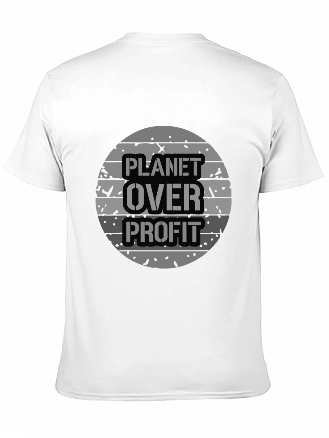 Planet Over Profit Graphic Tee - Eco-Conscious Apparel
