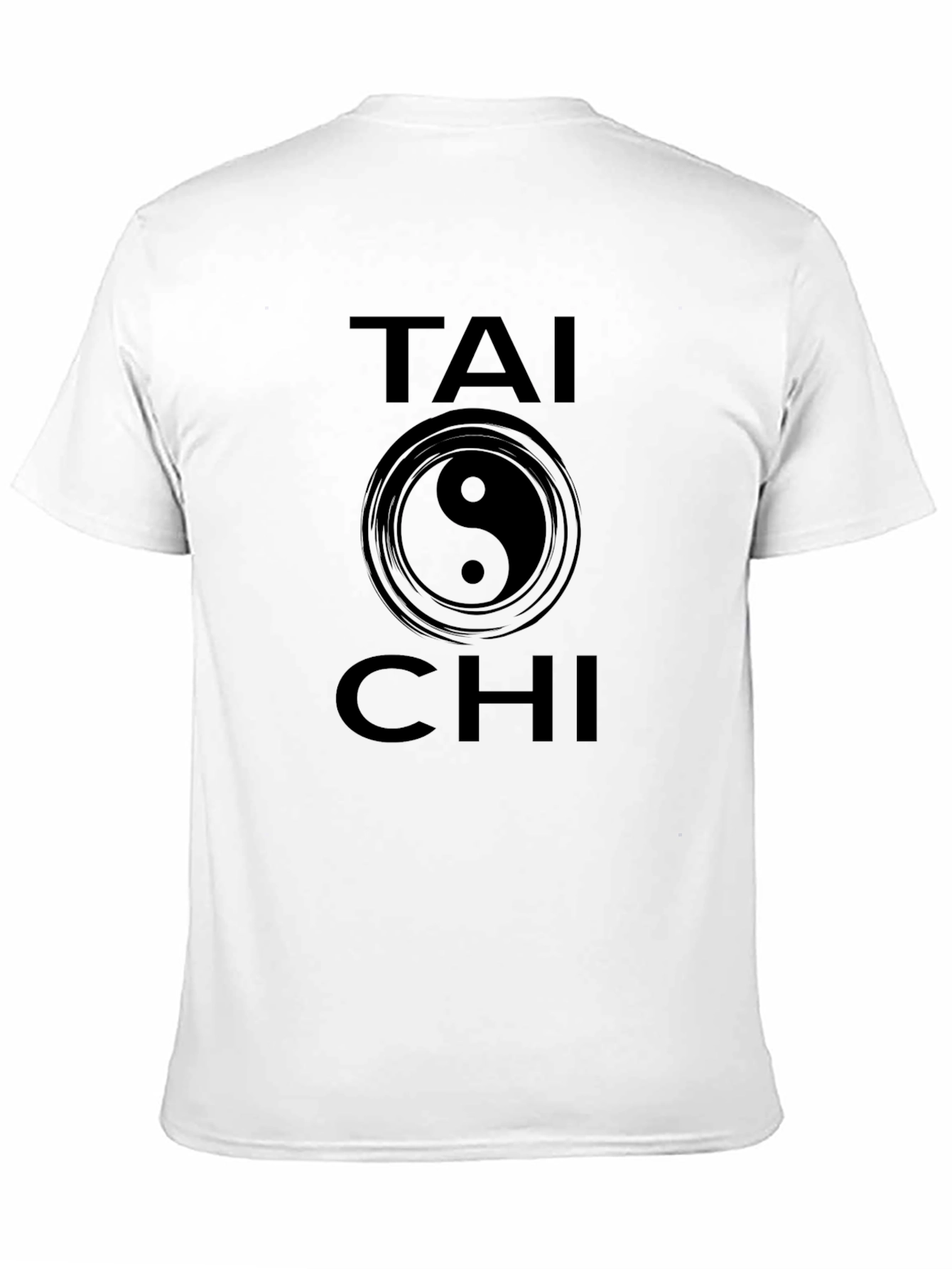 Tai Chi Yin Yang Graphic Tee - Black