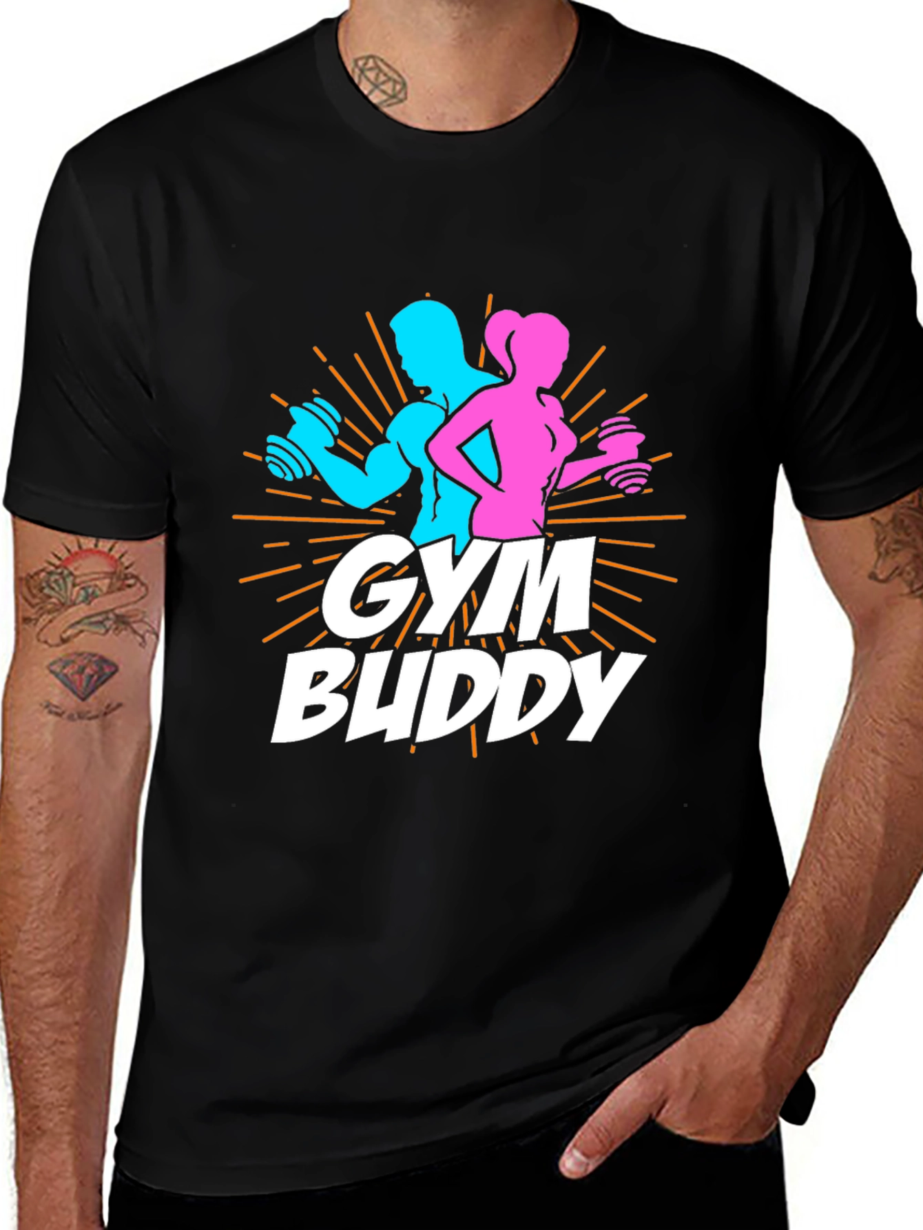 Gym Buddy T-Shirt - Workout Partner Tee