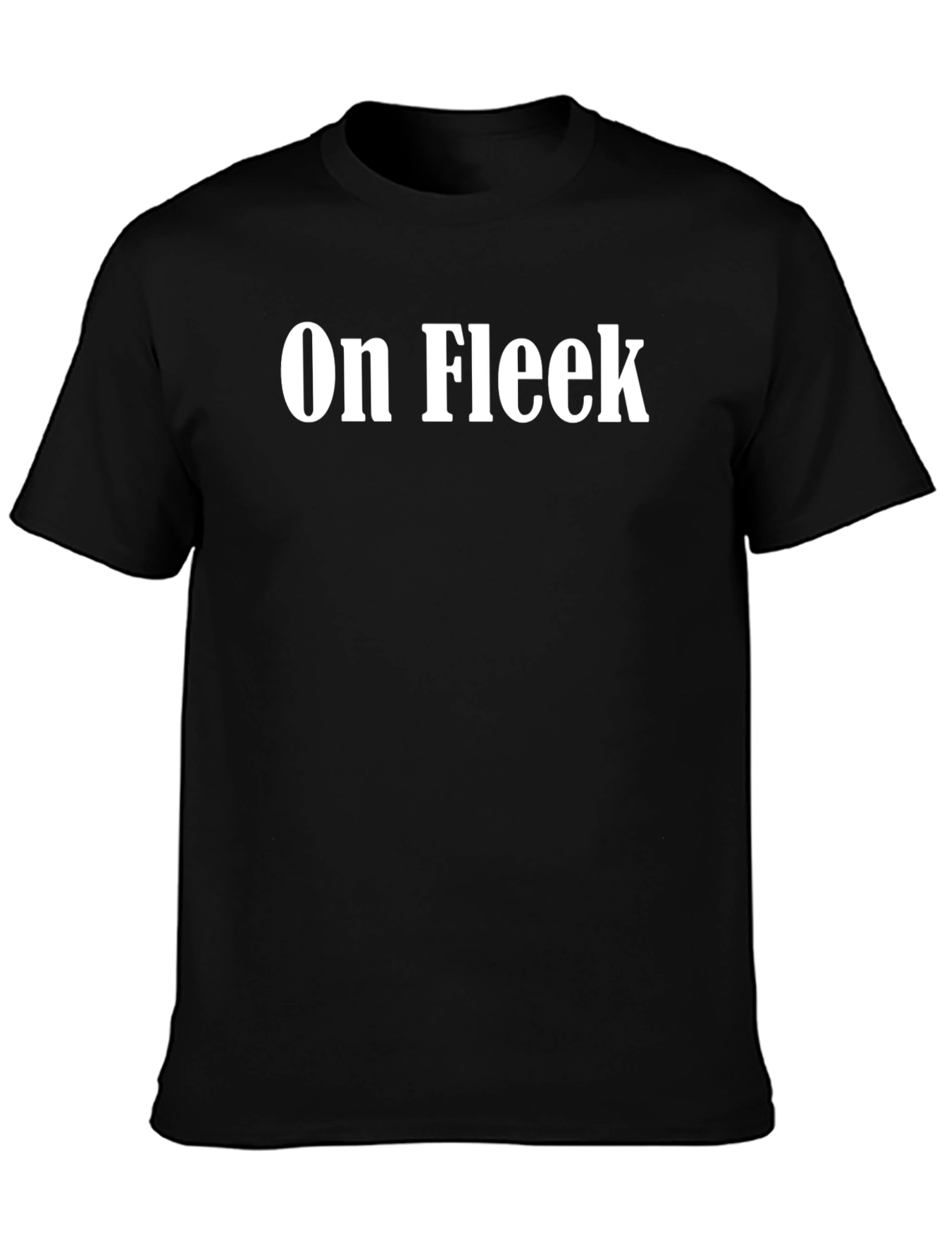 On Fleek Black Graphic Tee
