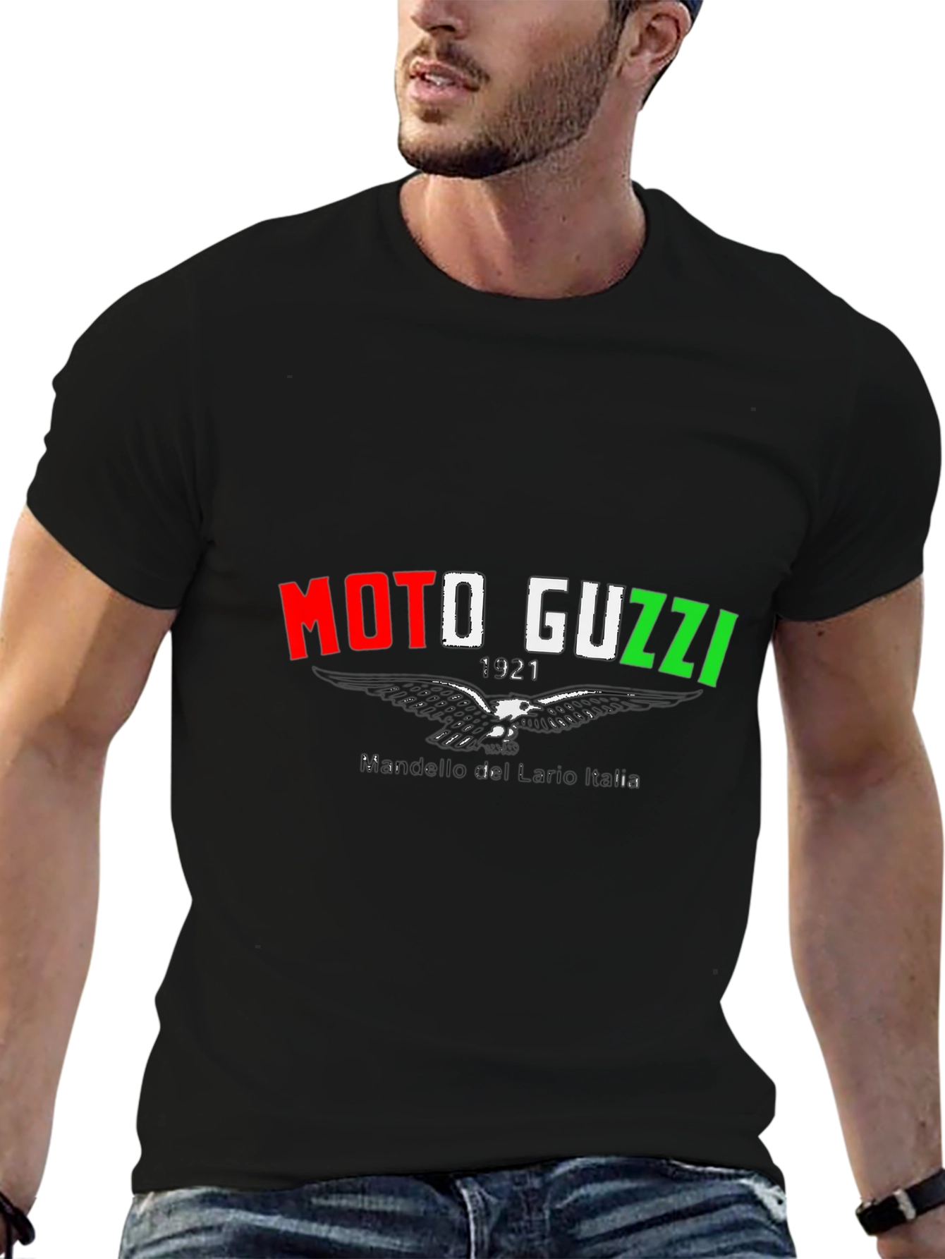 Moto Guzzi T-Shirt - Classic Italian Motorcycle Design