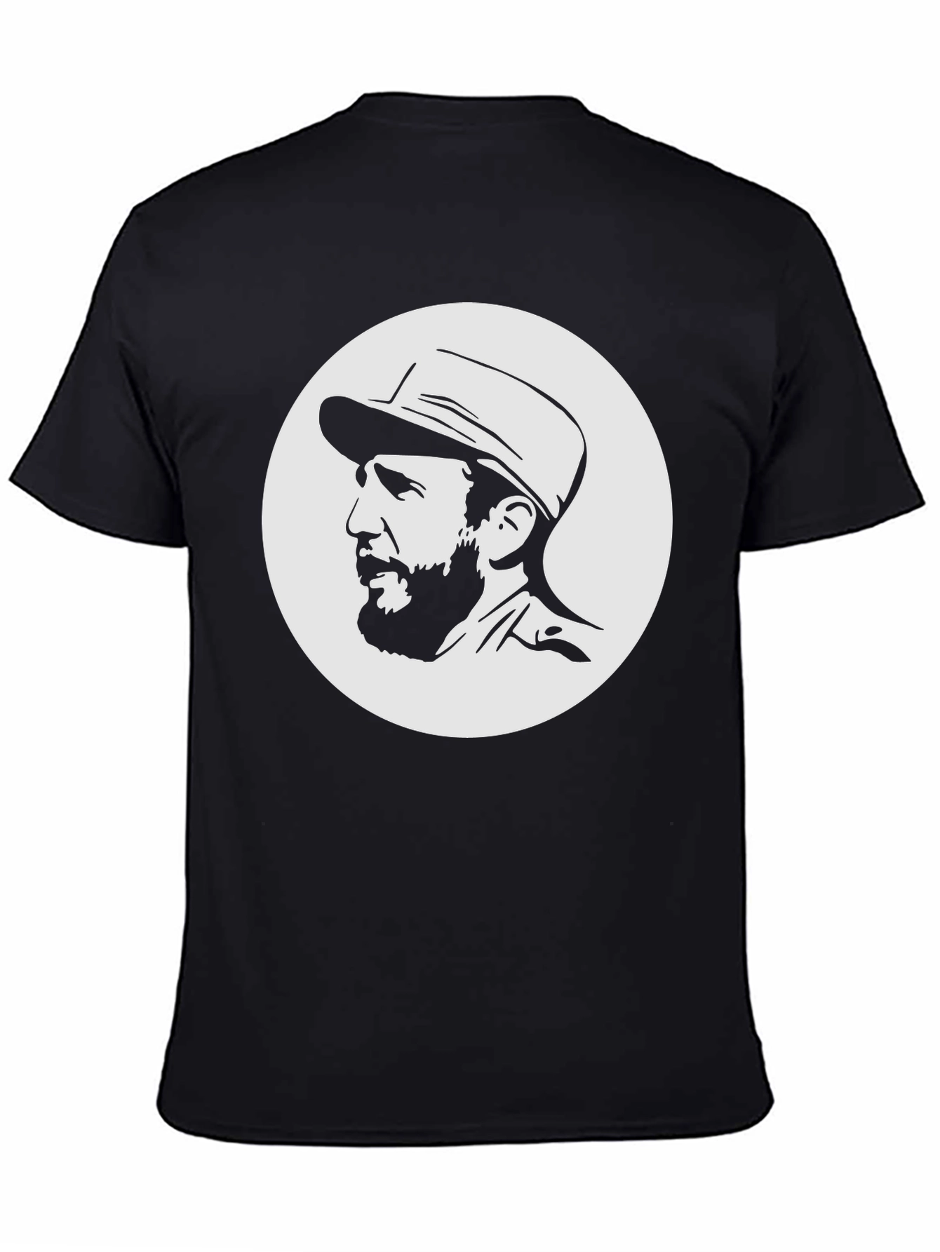 Castro Portrait Black T-Shirt