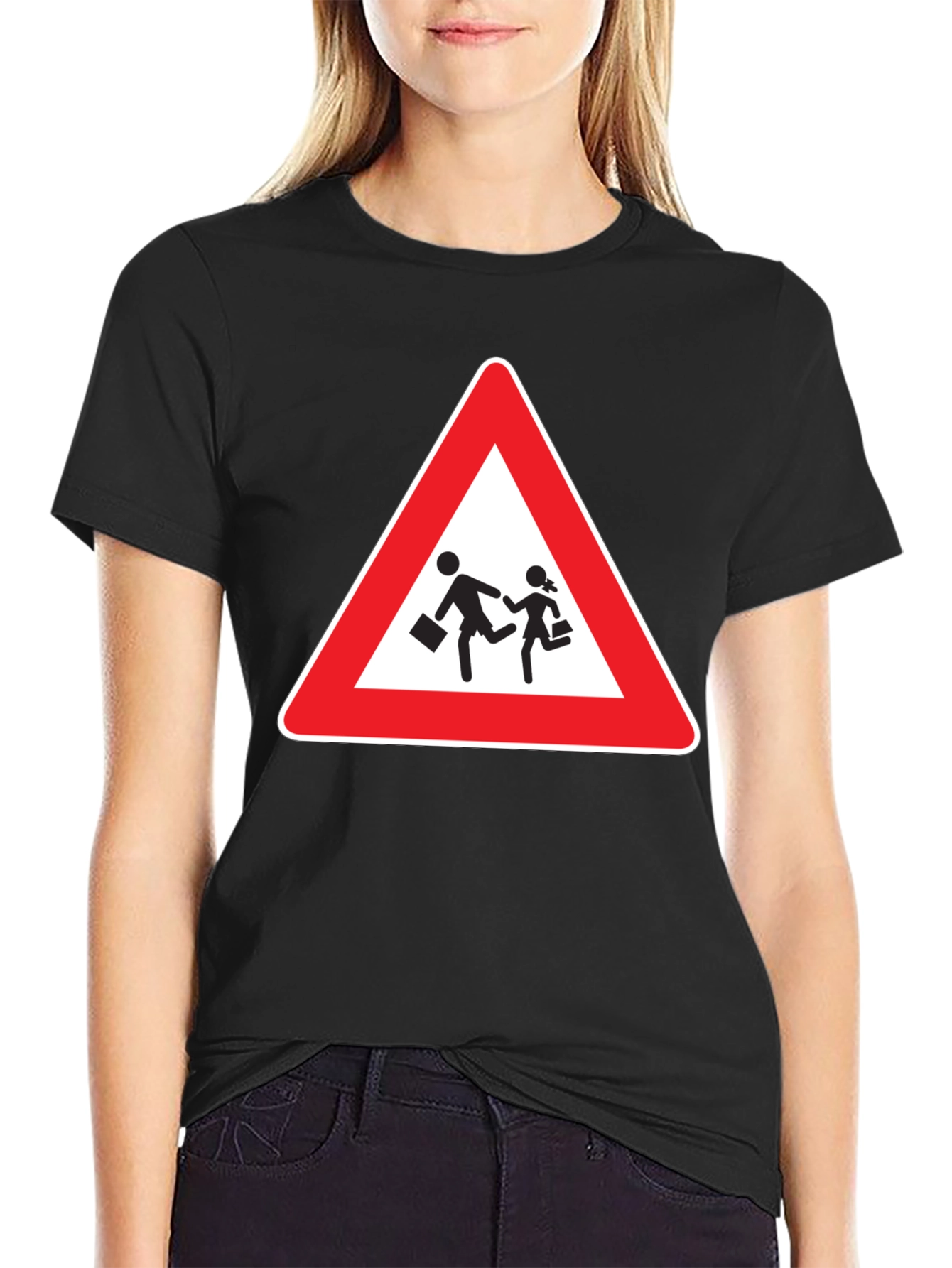 School Zone T-Shirt - Black Cotton Tee