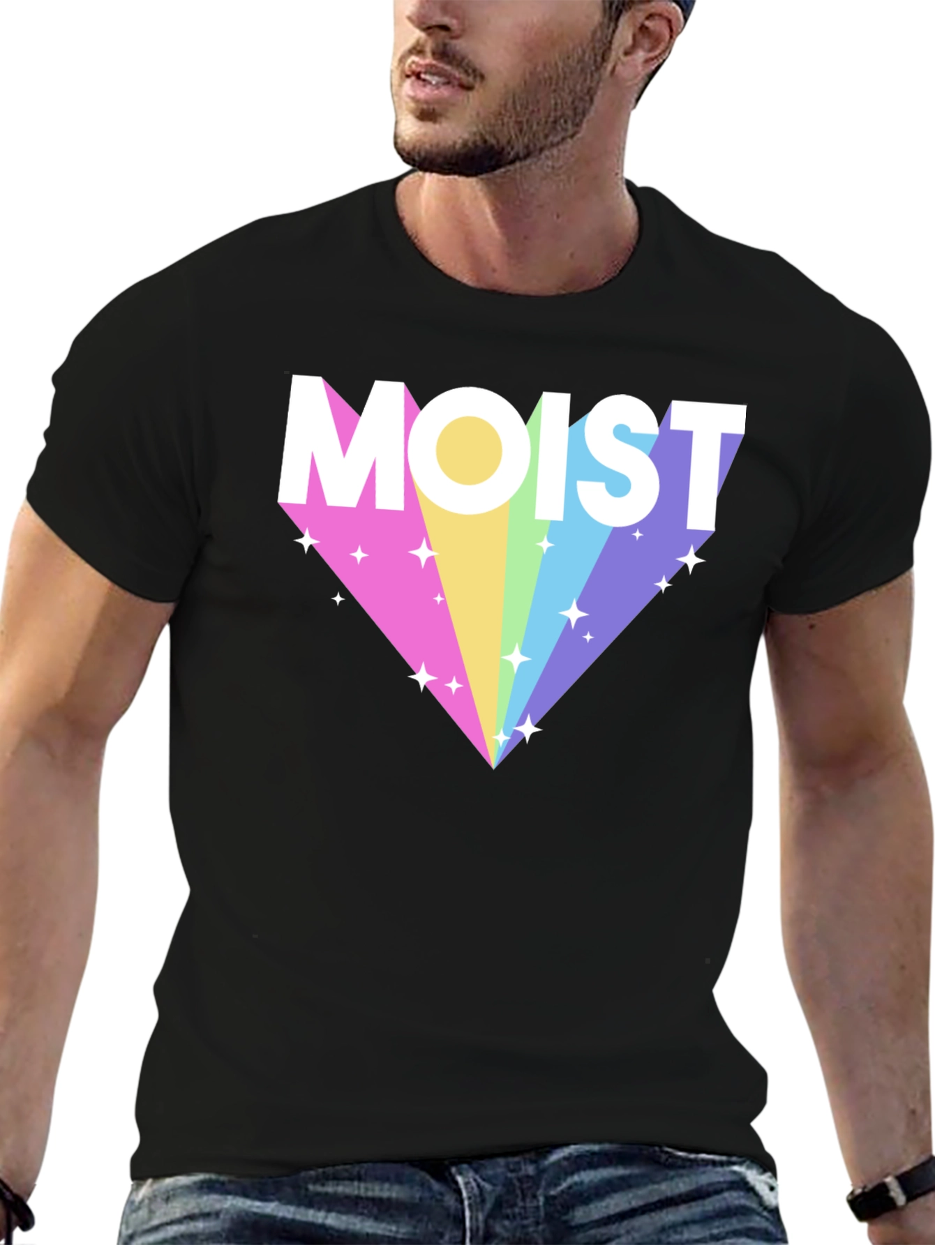 Moist Rainbow Diamond T-Shirt