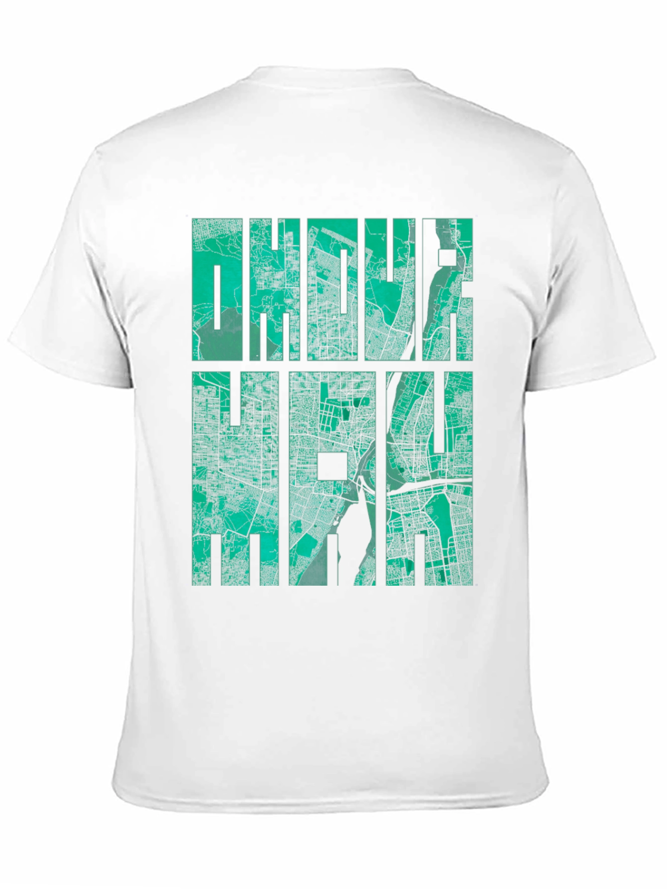 Dhaka Map Graphic Tee - Mens Black T-Shirt