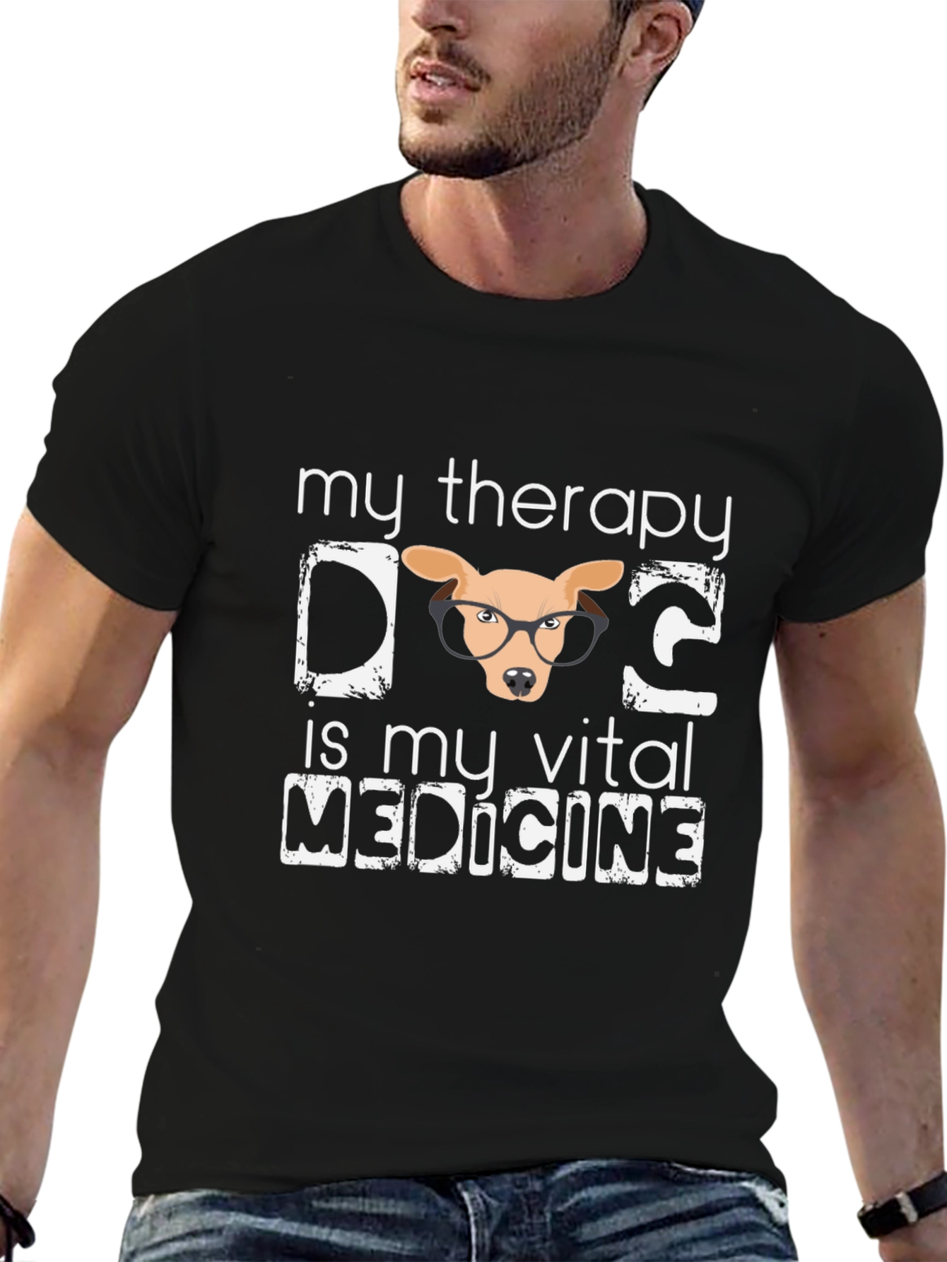 My Therapy Dog Vital Medicine Graphic Tee