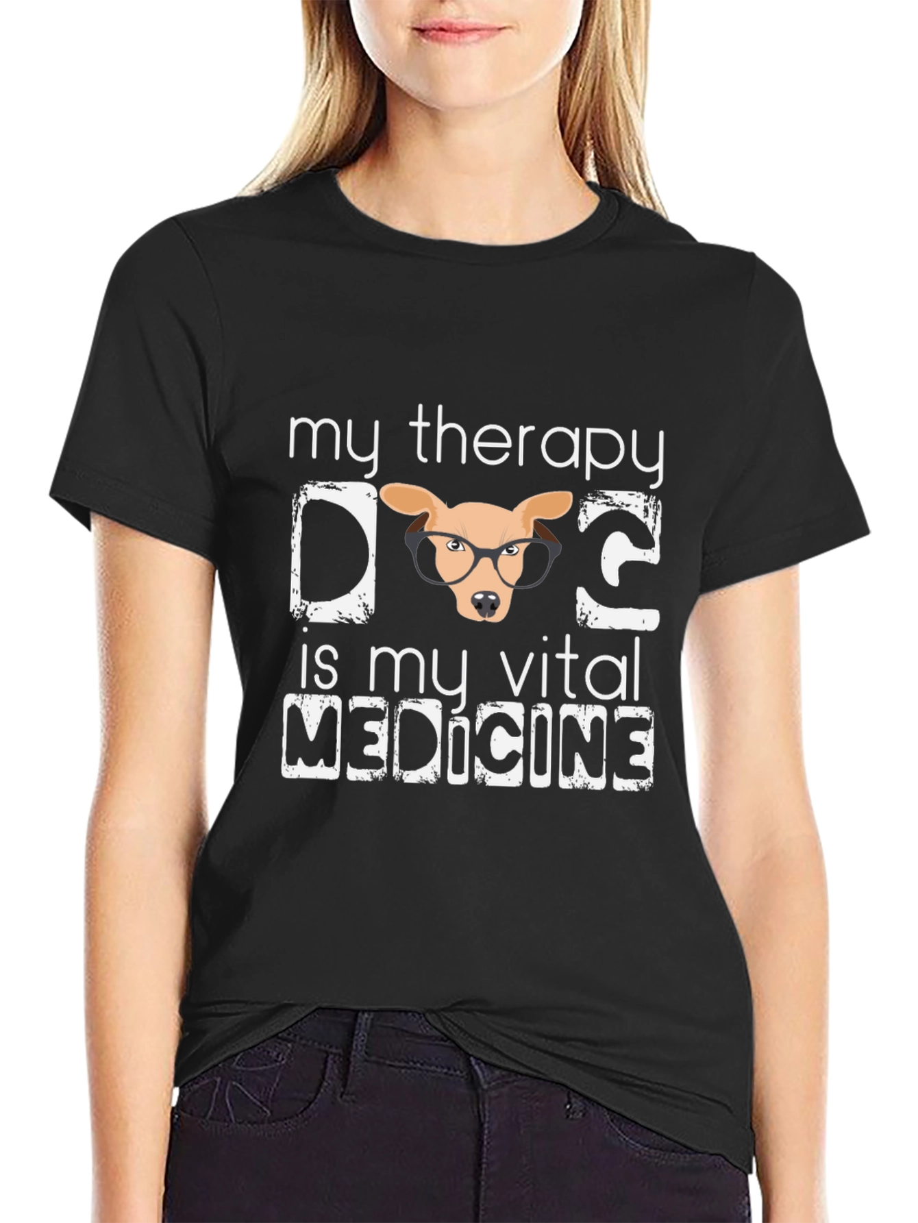 My Therapy Dog Vital Medicine Graphic Tee