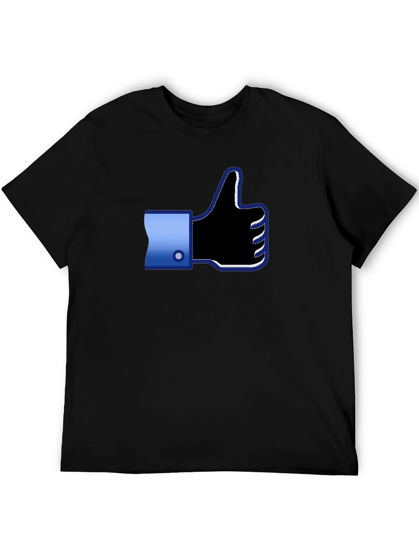 Thumbs Up Graphic Black T-Shirt