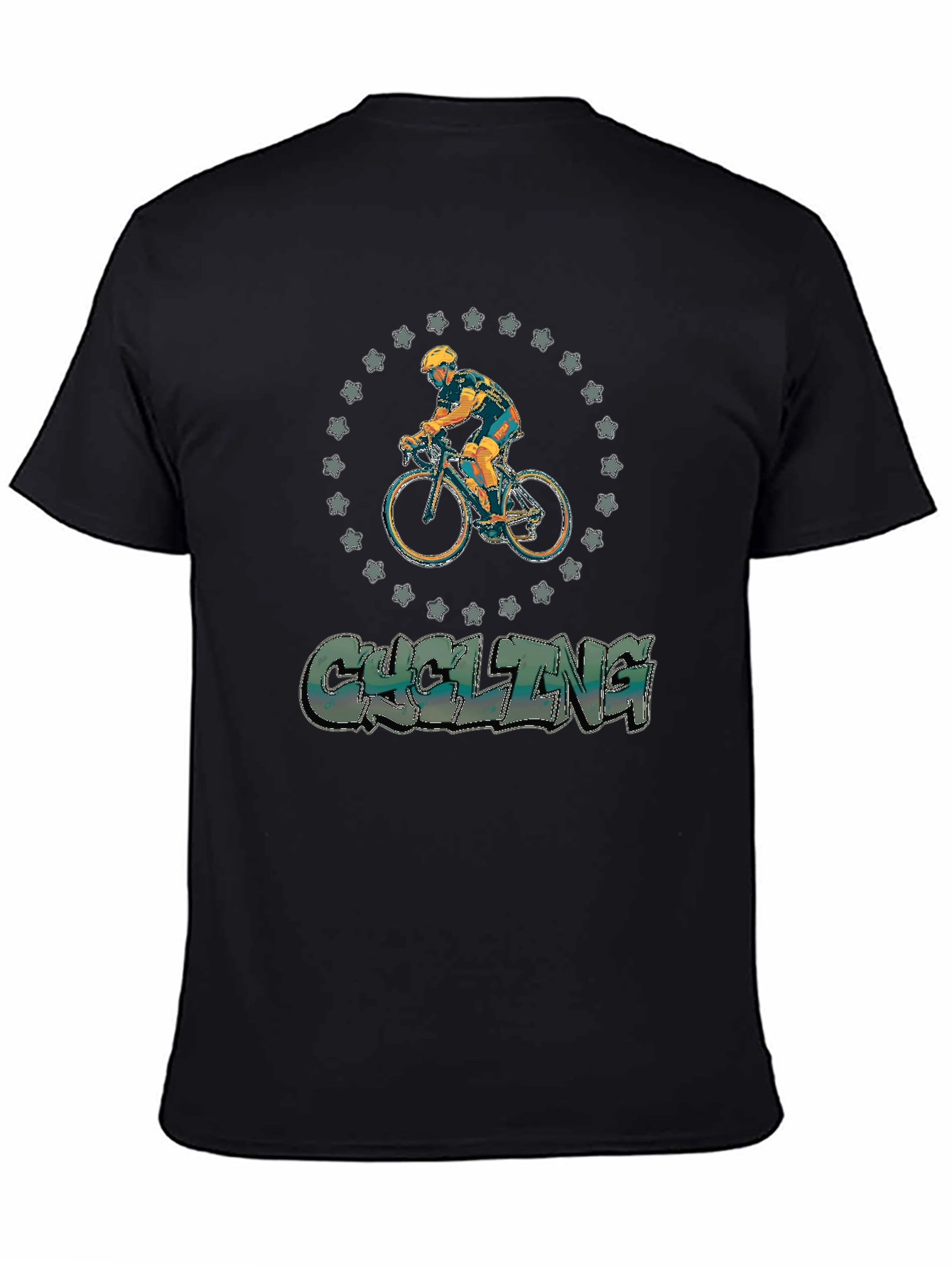 Cycling Graphic Print T-Shirt