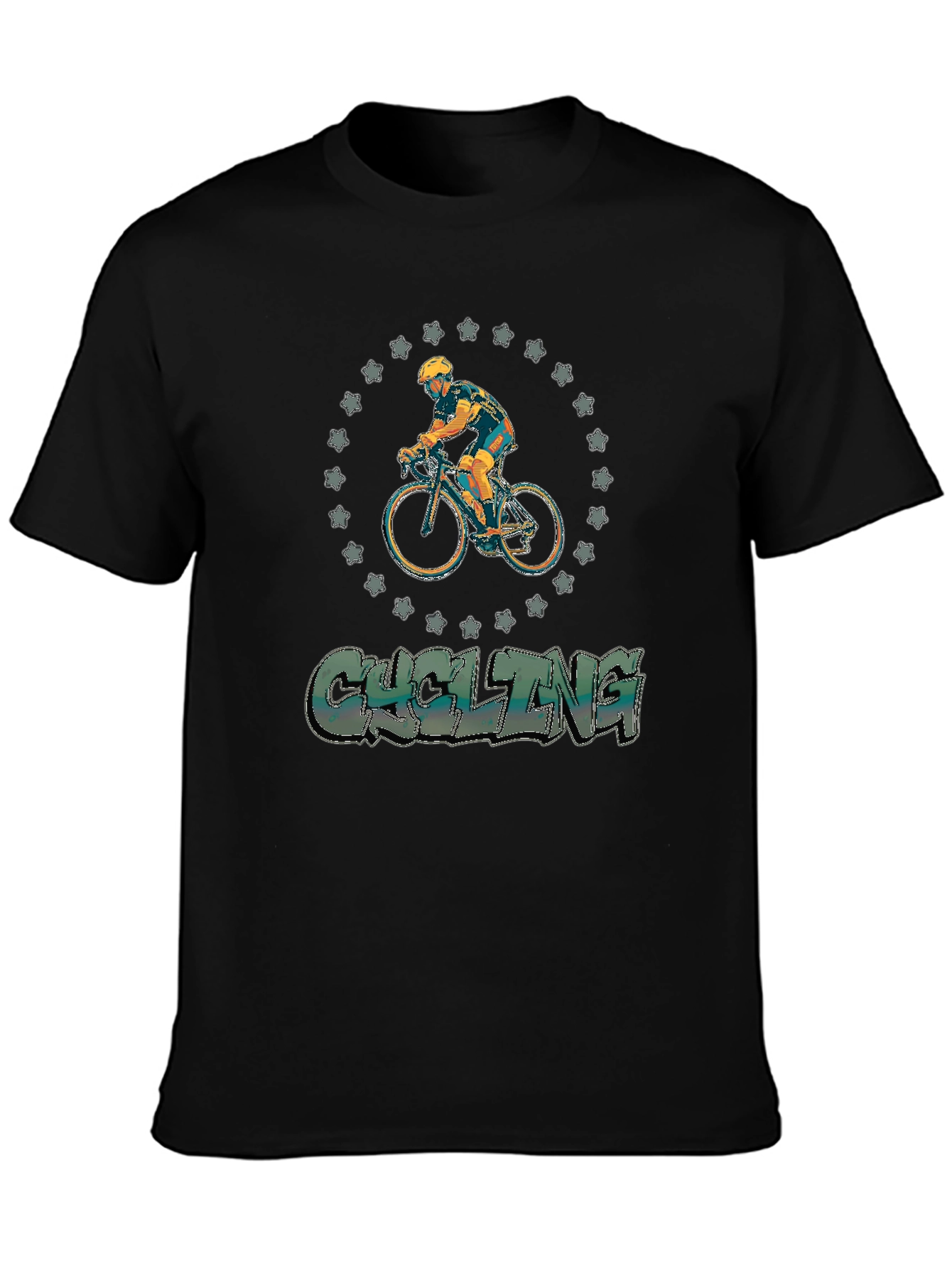 Cycling Graphic Print T-Shirt