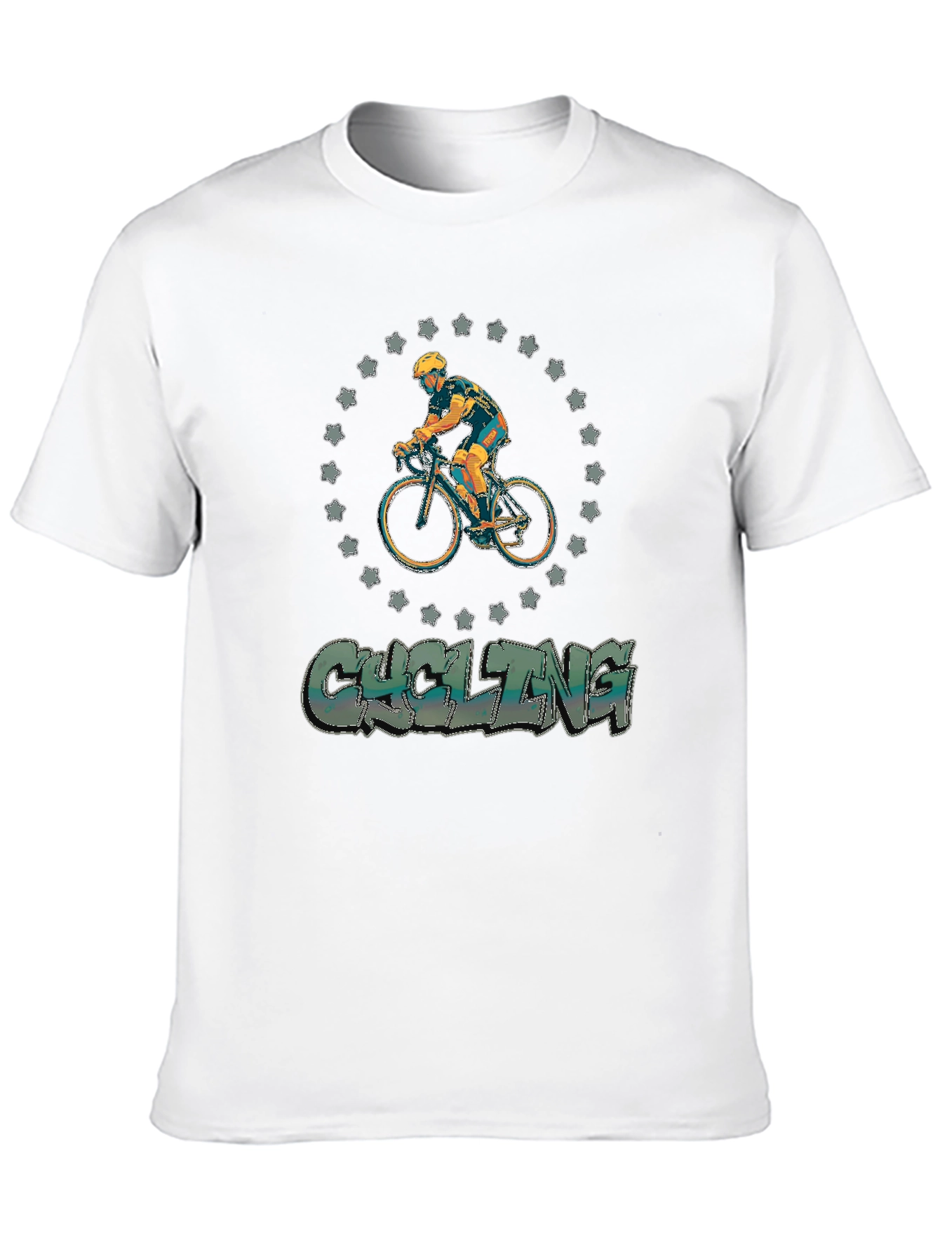 Cycling Graphic Print T-Shirt