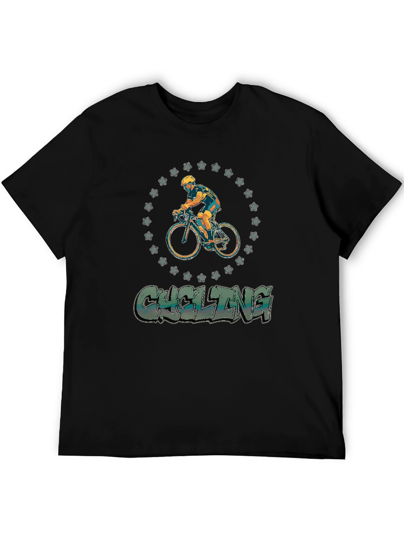 Cycling Graphic Print T-Shirt