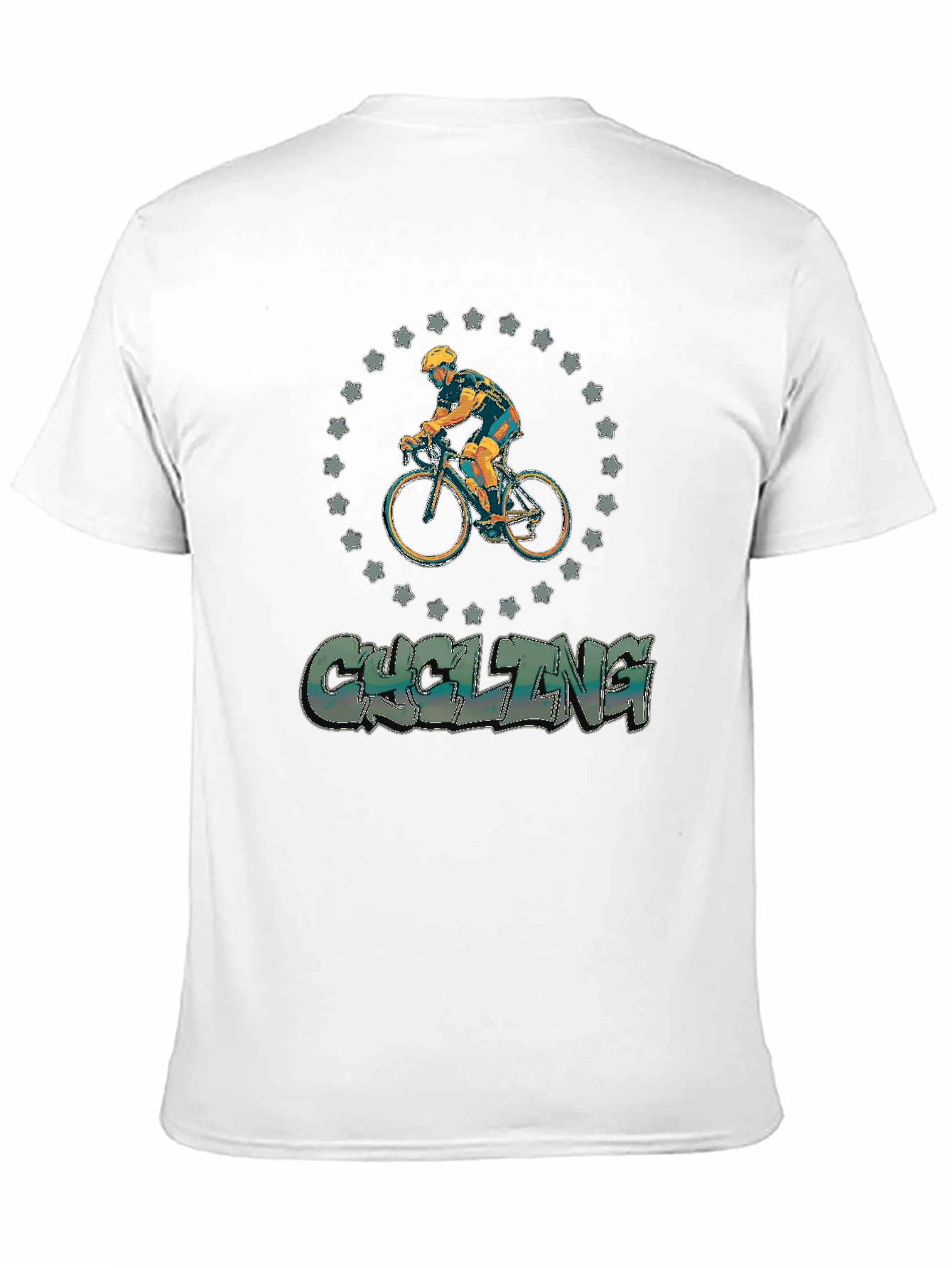 Cycling Graphic Print T-Shirt