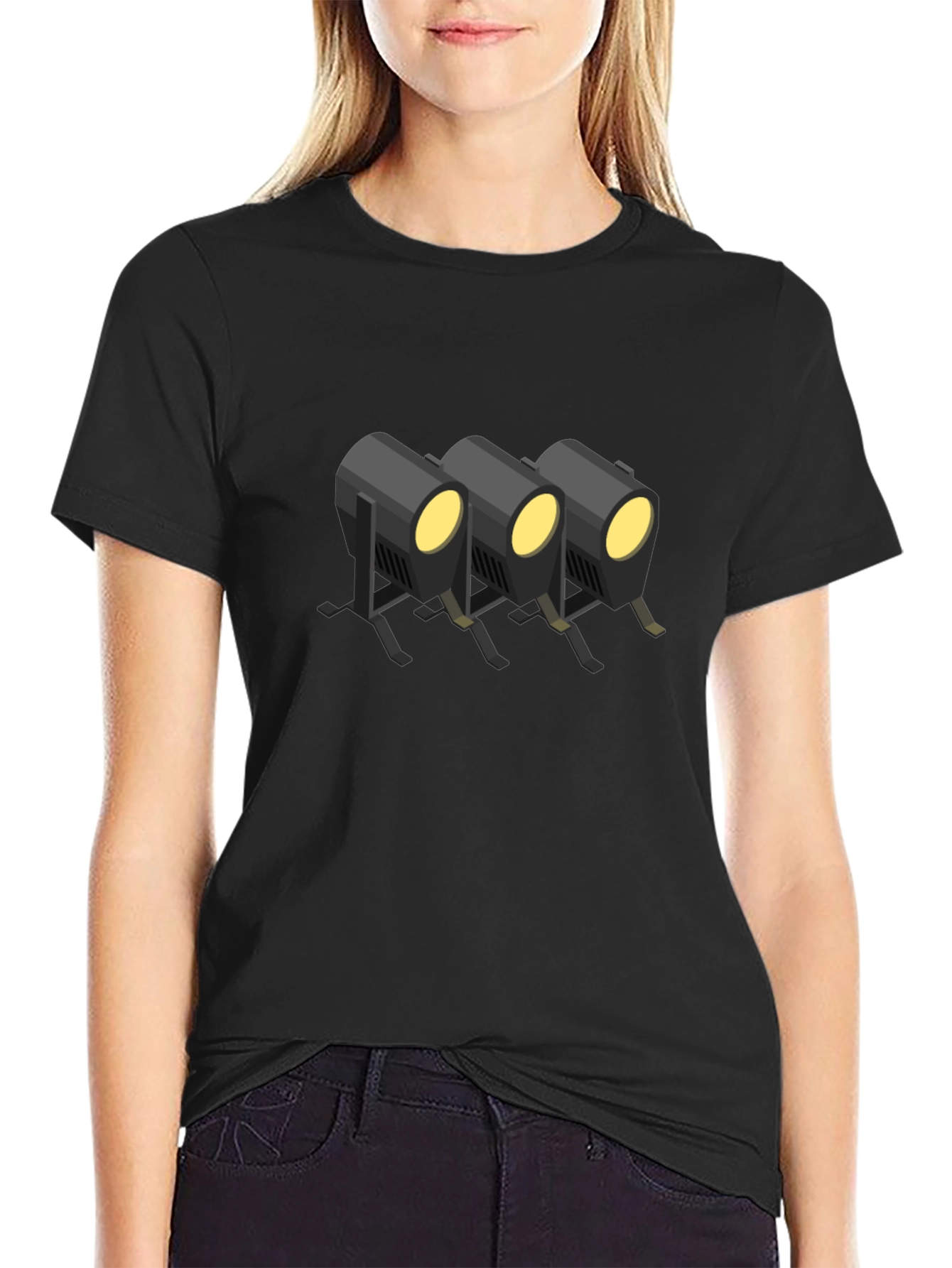 Spotlight Graphic Tee - Black