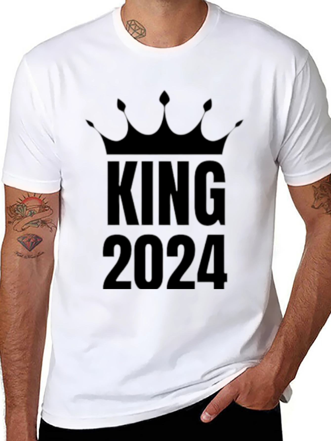 King 2024 Graphic Tee - Black