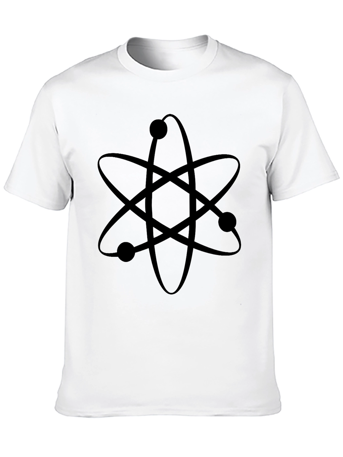 Science Atom Black T-Shirt