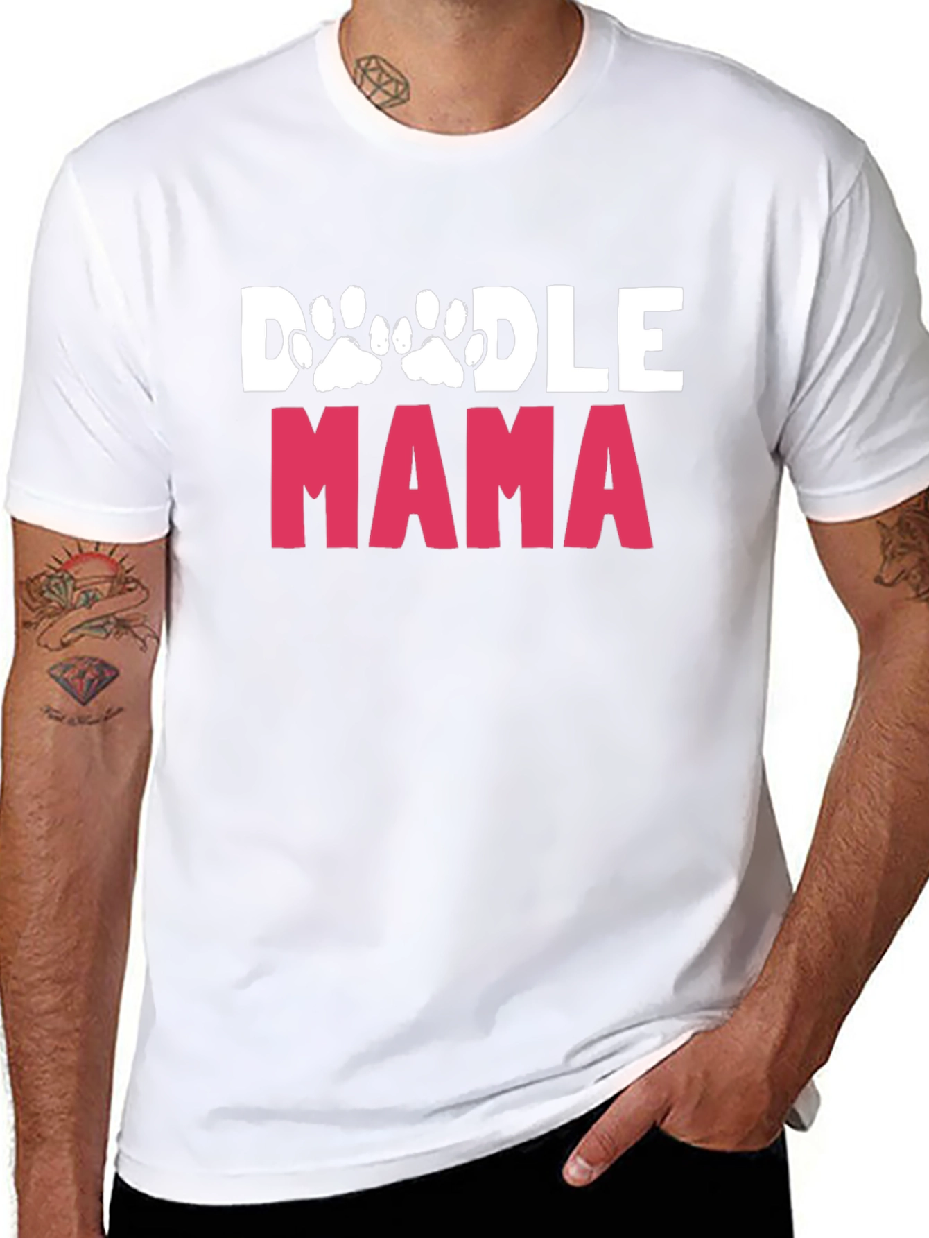 Doodle Mama Black T-Shirt