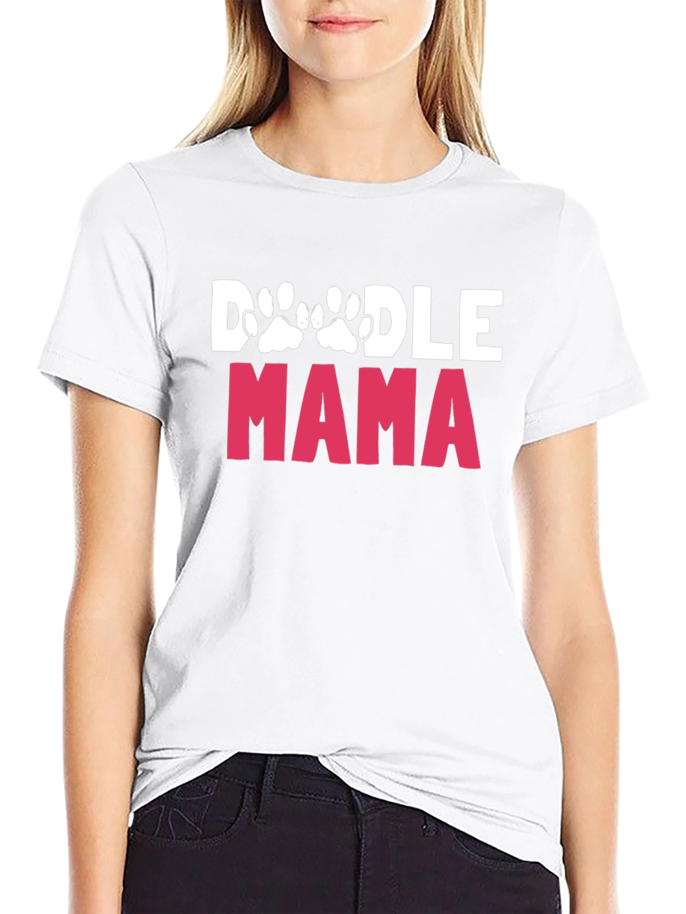 Doodle Mama Black T-Shirt