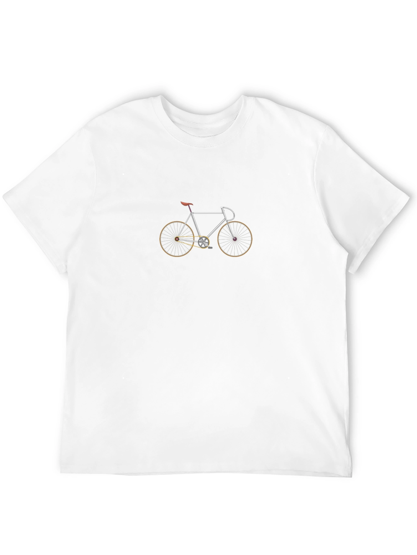 Classic Bicycle Graphic Tee - Stylish Mens Black T-Shirt