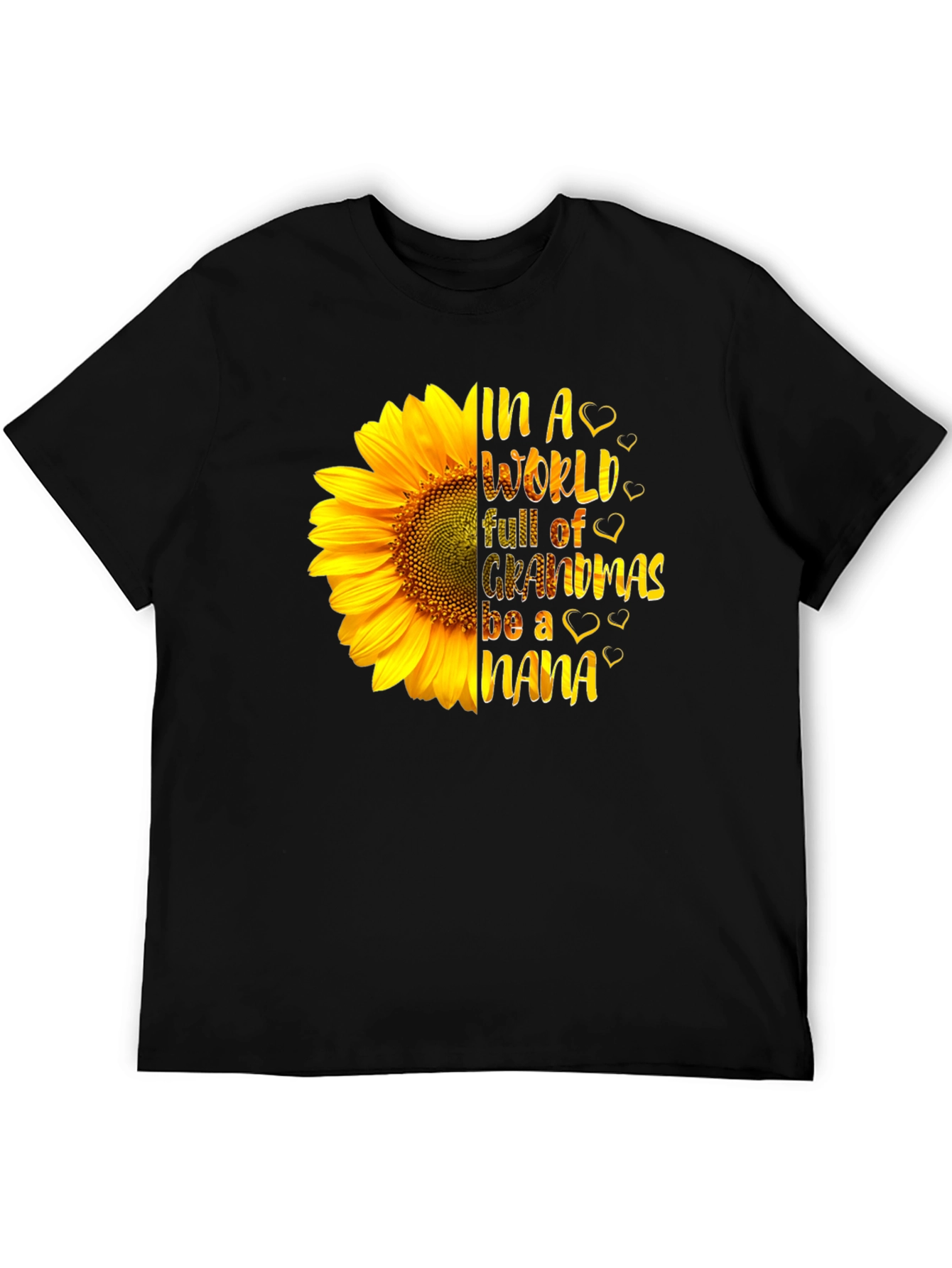 Sunflower Nana T-Shirt - Grandmas Gift