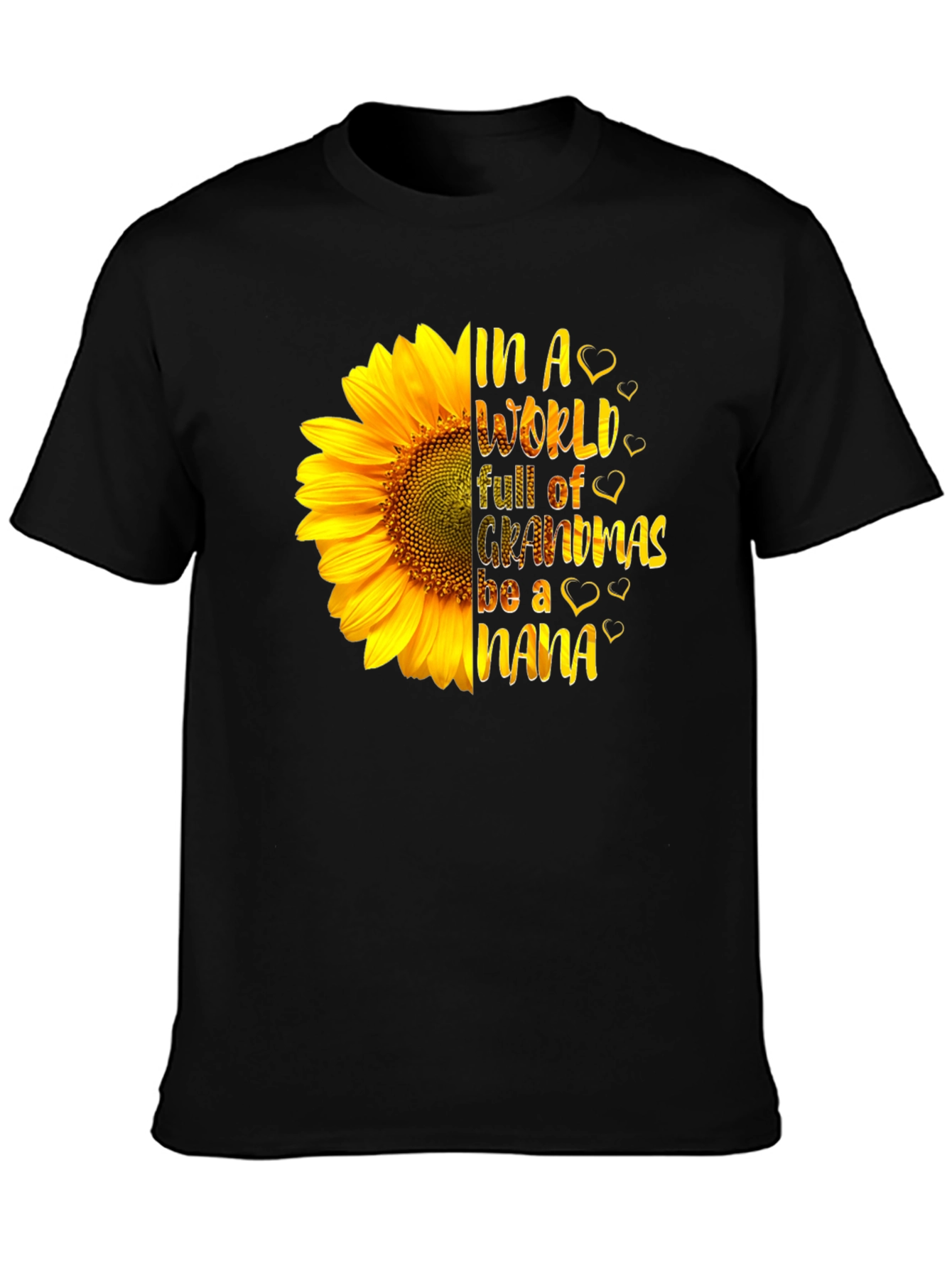 Sunflower Nana T-Shirt - Grandmas Gift