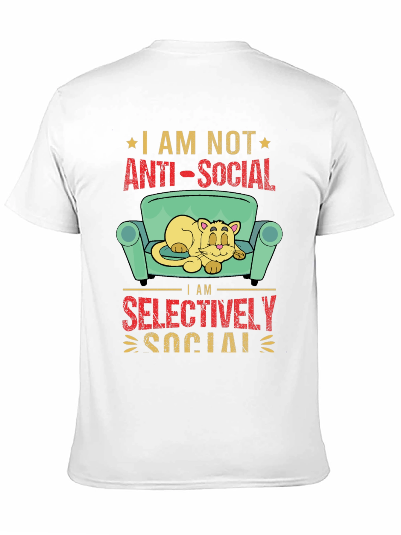 Anti-Social Cat Lover Graphic Tee