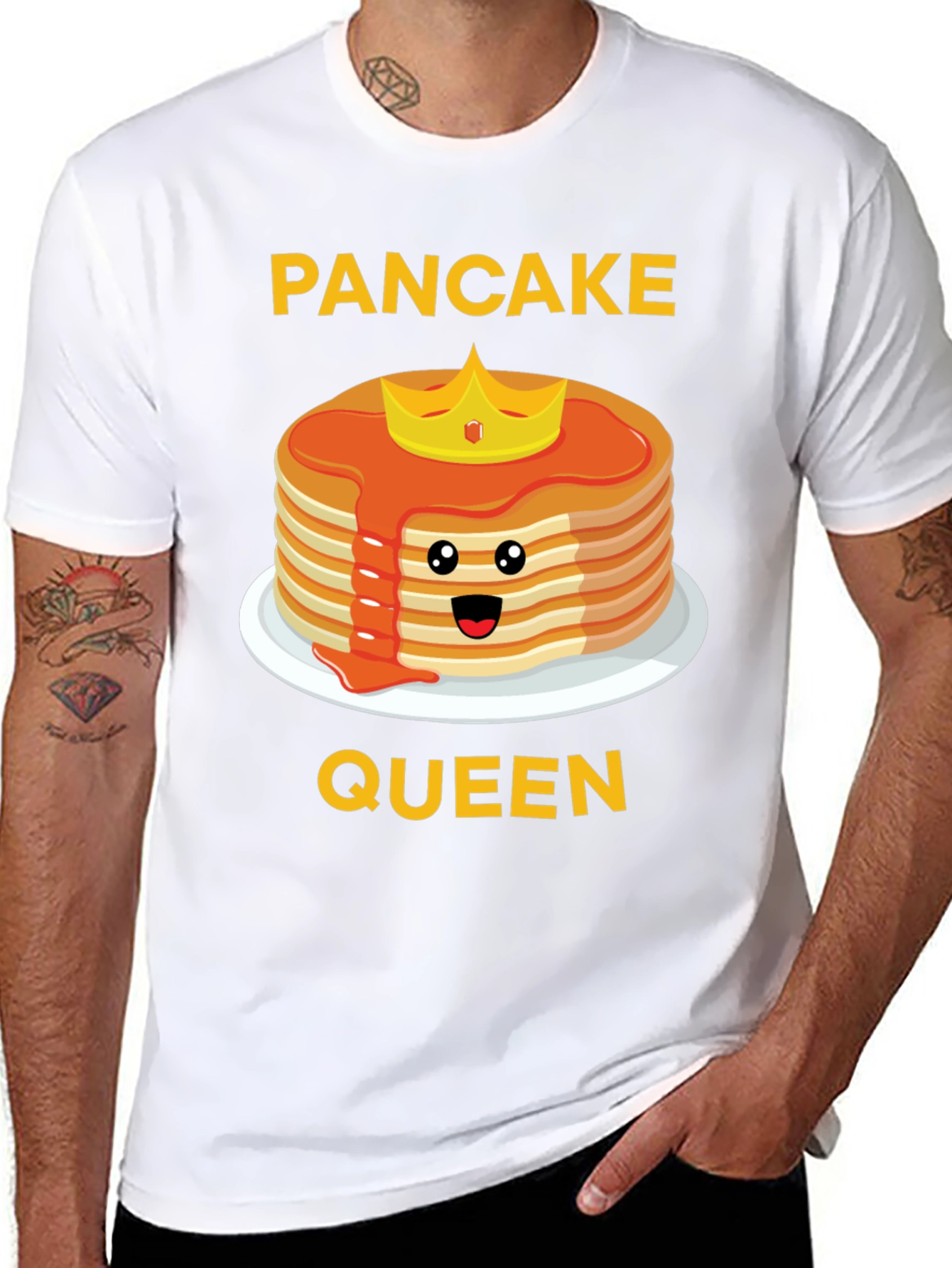 Pancake Queen Graphic T-Shirt - Sweet & Funny!