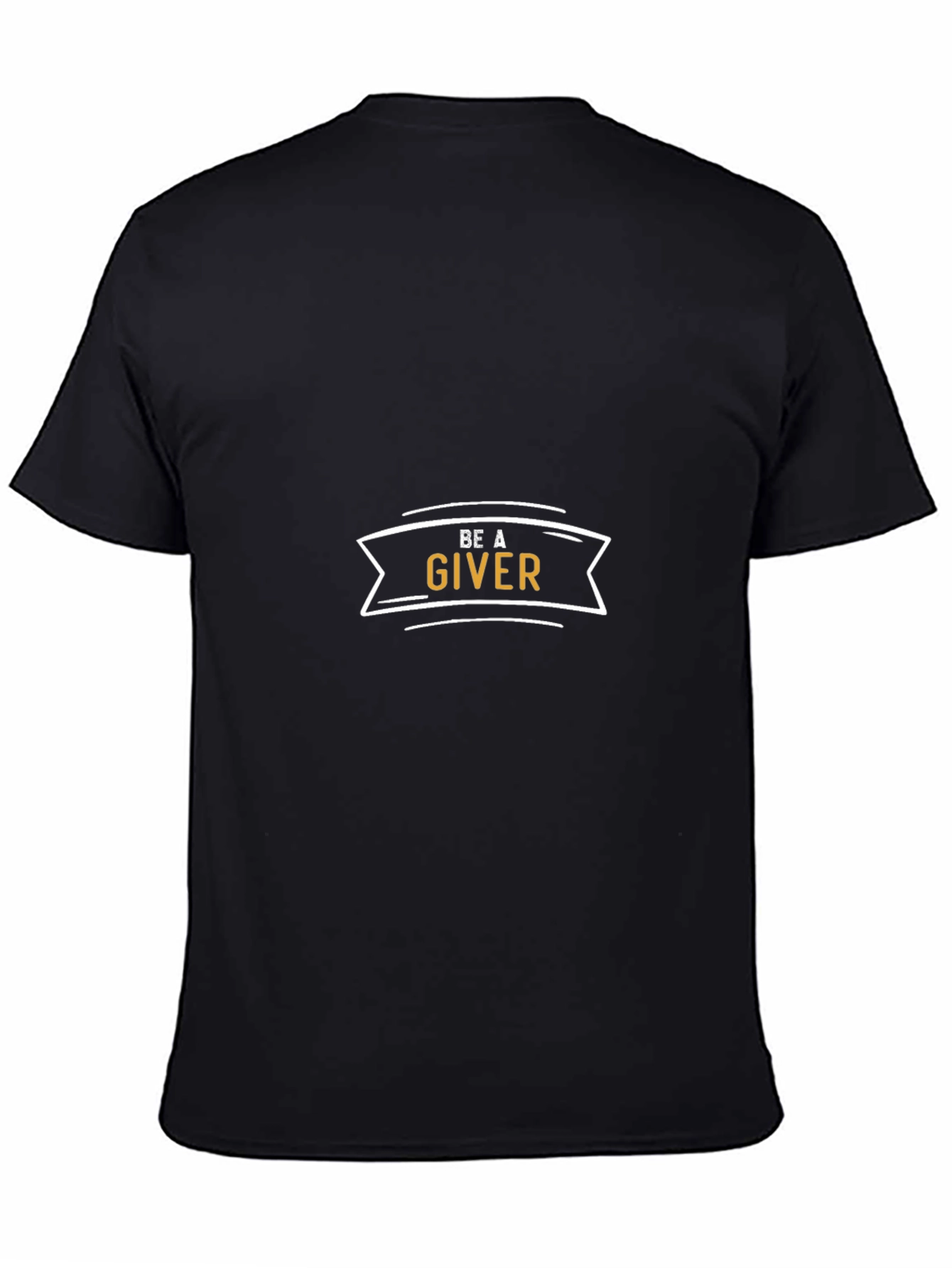 Be A Giver Black Tee Shirt