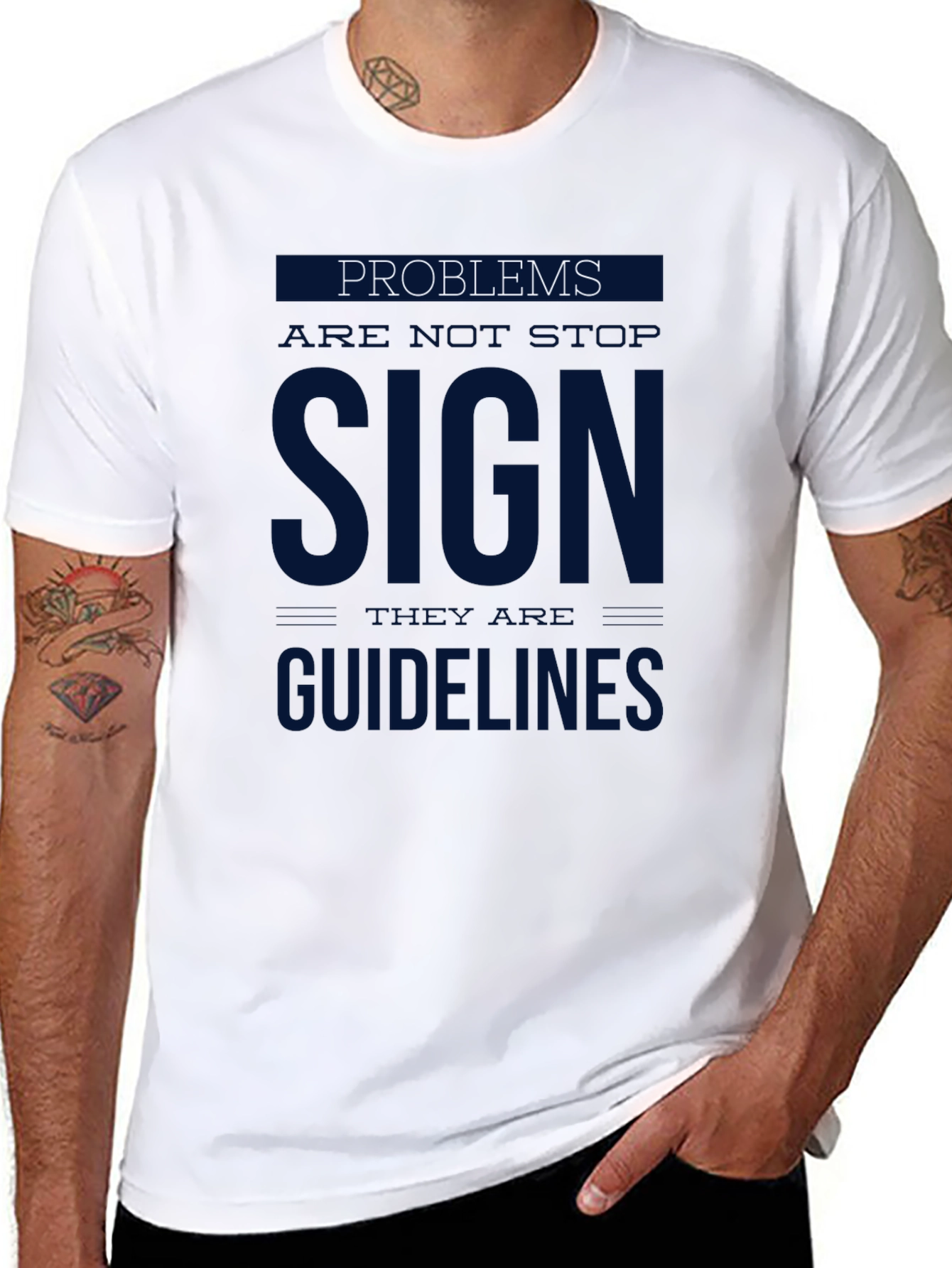 Problems Sign Guidelines Graphic T-Shirt