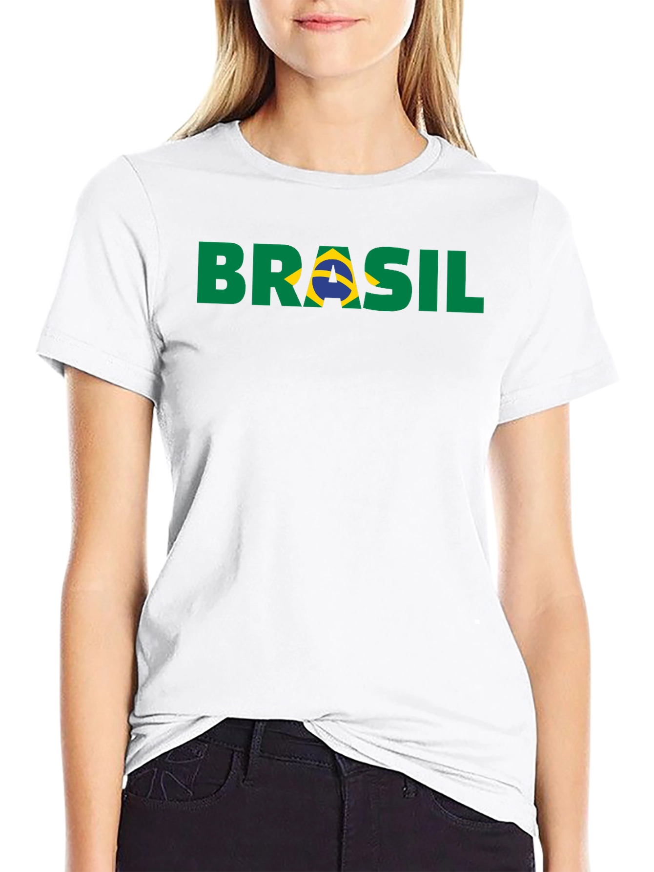 Brasil Graphic Tee - Black Short Sleeve