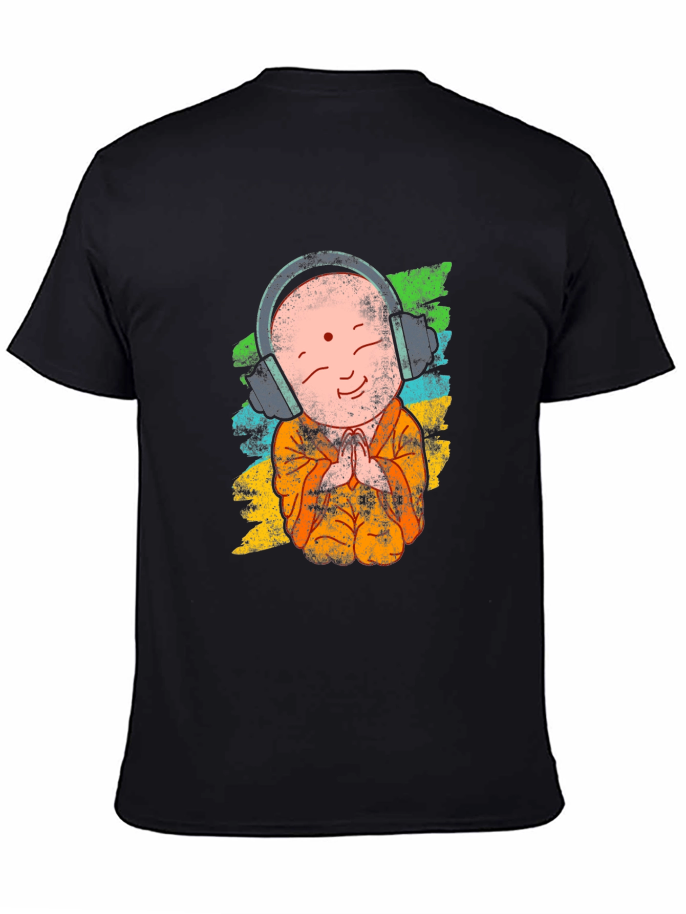 Buddha DJ Graphic Tee - Zen Vibes T-Shirt