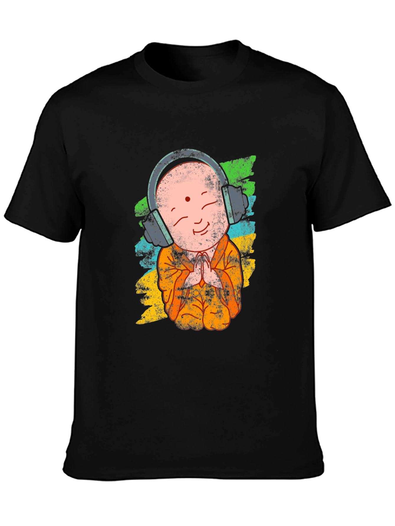 Buddha DJ Graphic Tee - Zen Vibes T-Shirt
