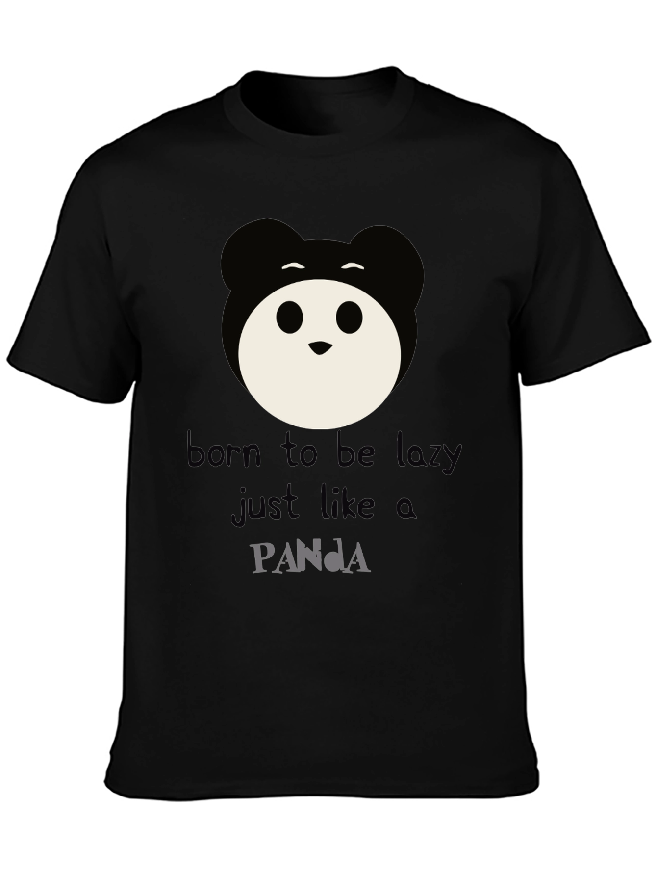 Born to Be Lazy Panda Graphic Tee