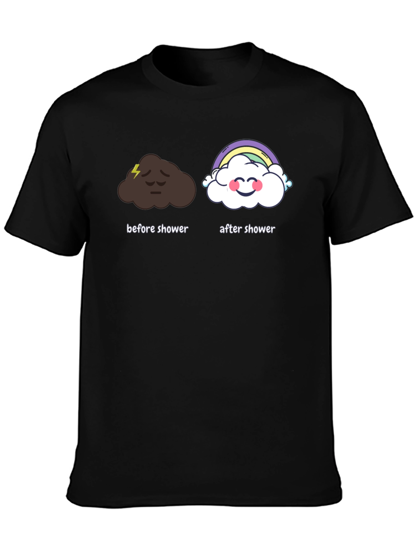 Funny Shower T-Shirt: Before & After