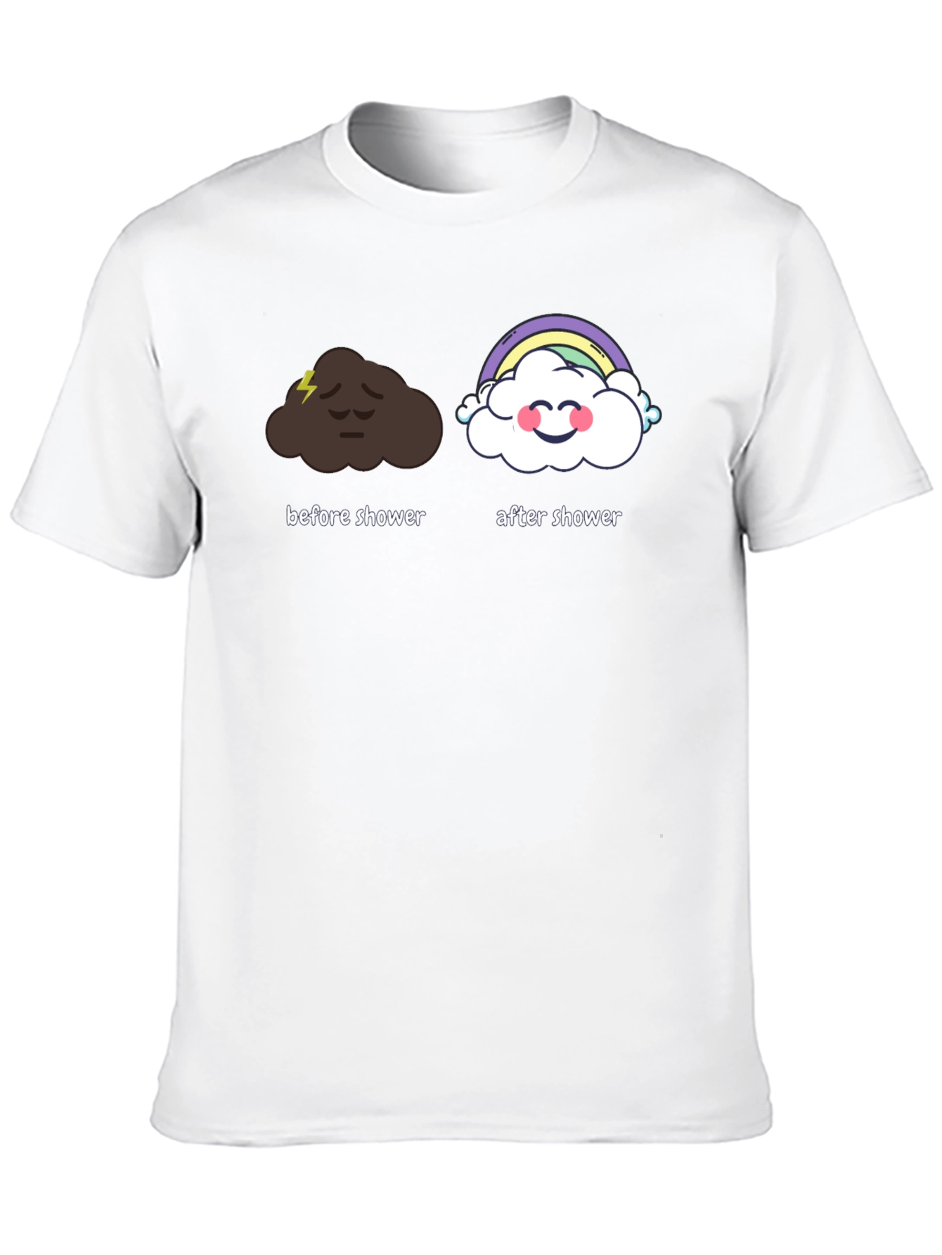 Funny Shower T-Shirt: Before & After